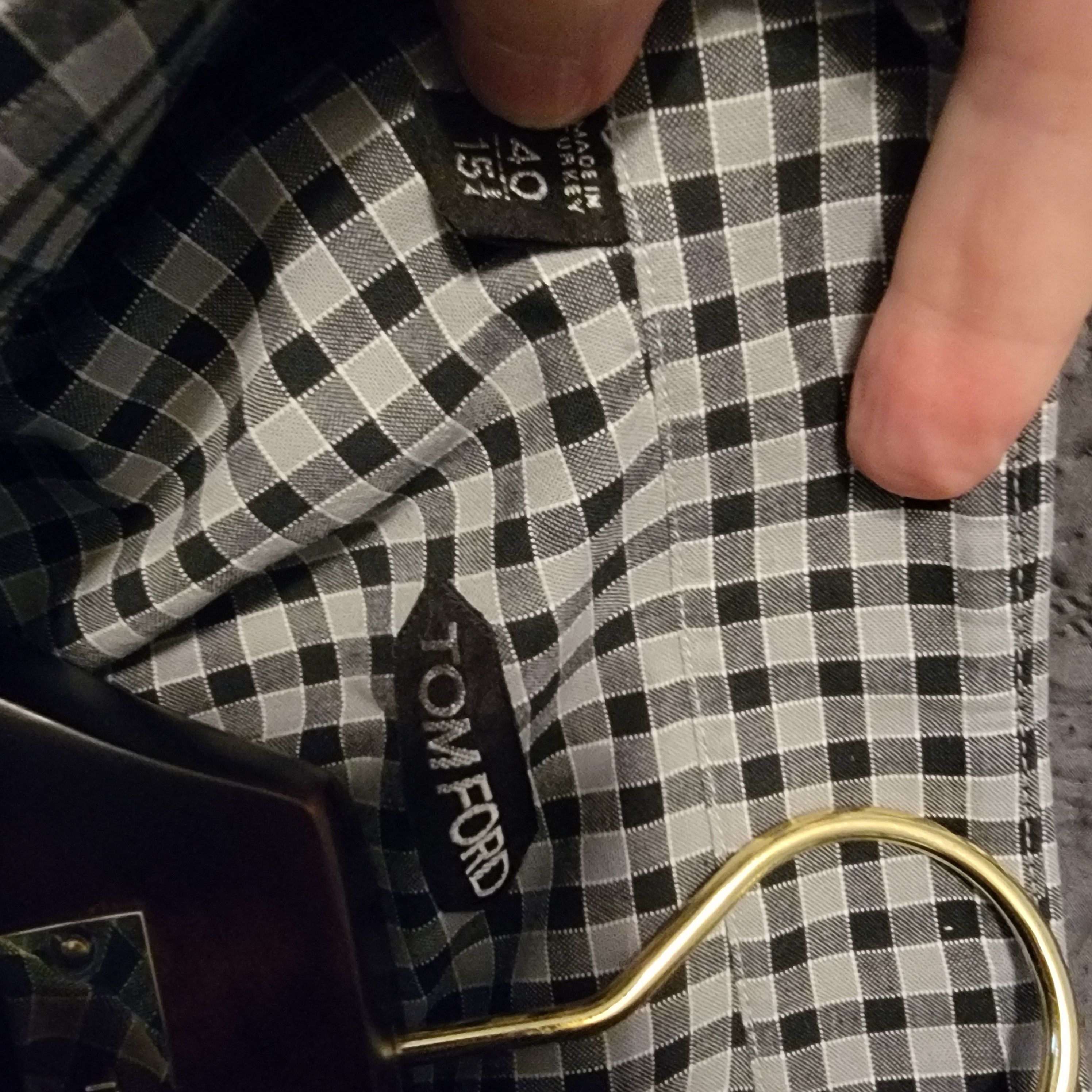 Tom Ford TOM FORD MENS Western Shirt 40x 15.75 SIZE Size US M / EU 48-50 / 2 - 4 Thumbnail