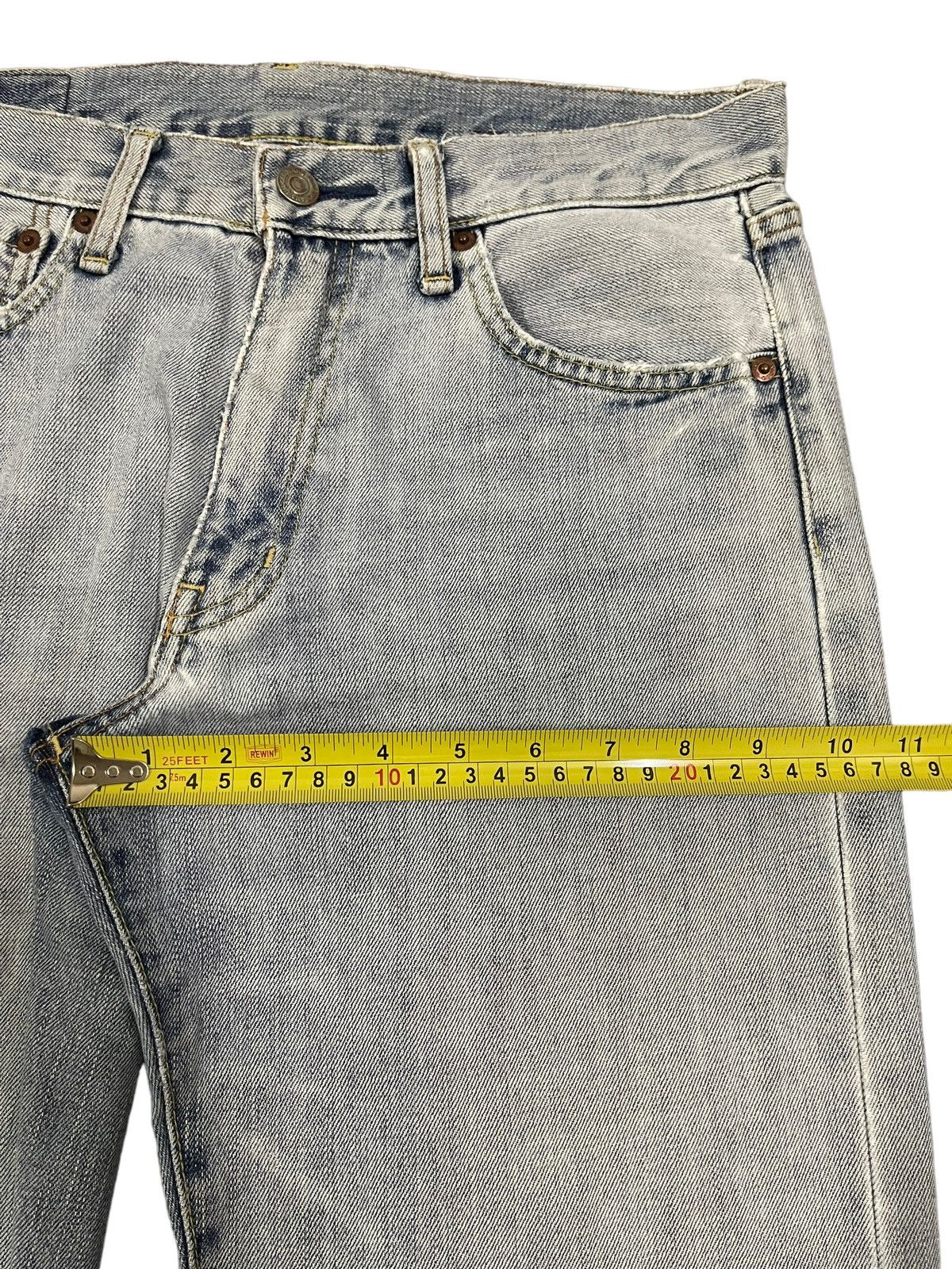 Uniqlo Vintage Japanese Uniqlo Blue Wash Style Baggy Jeans Size US 30 / EU 46 - 12 Thumbnail
