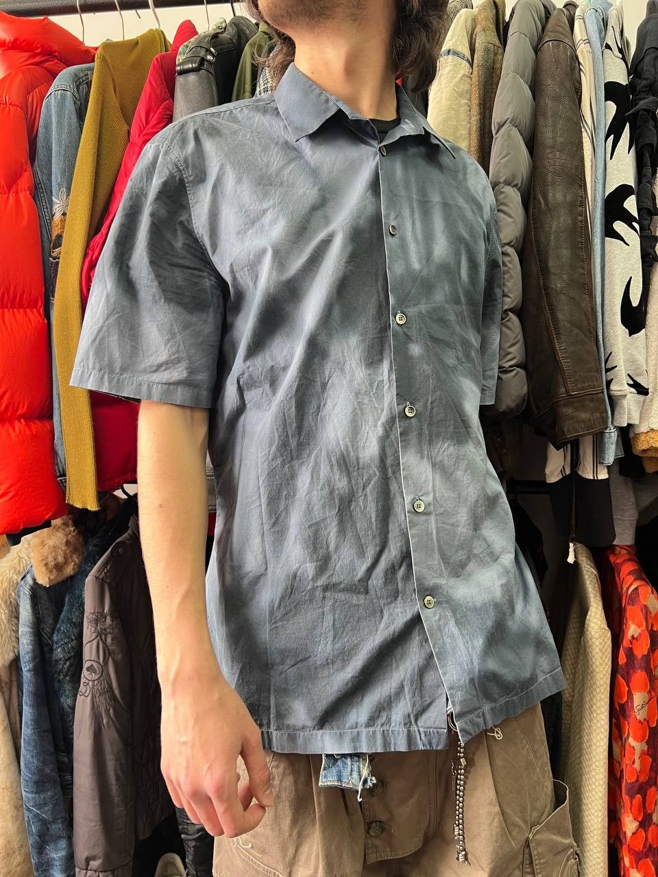 Balenciaga Balenciaga Nicolas Ghesquiere era tie dye shirt button up Size US L / EU 52-54 / 3 - 1 Thumbnail