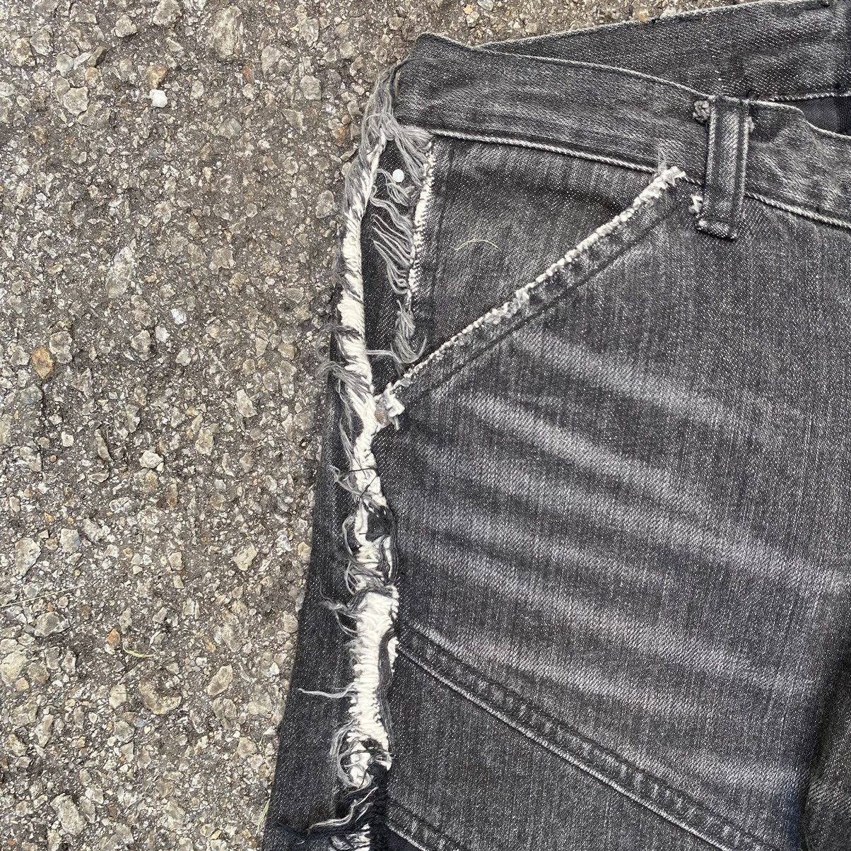 If Six Was Nine × Japanese Brand Kyoto Temas Collective Works Jeans Punk Style Denim Grunge Size US 27 - 4 Thumbnail