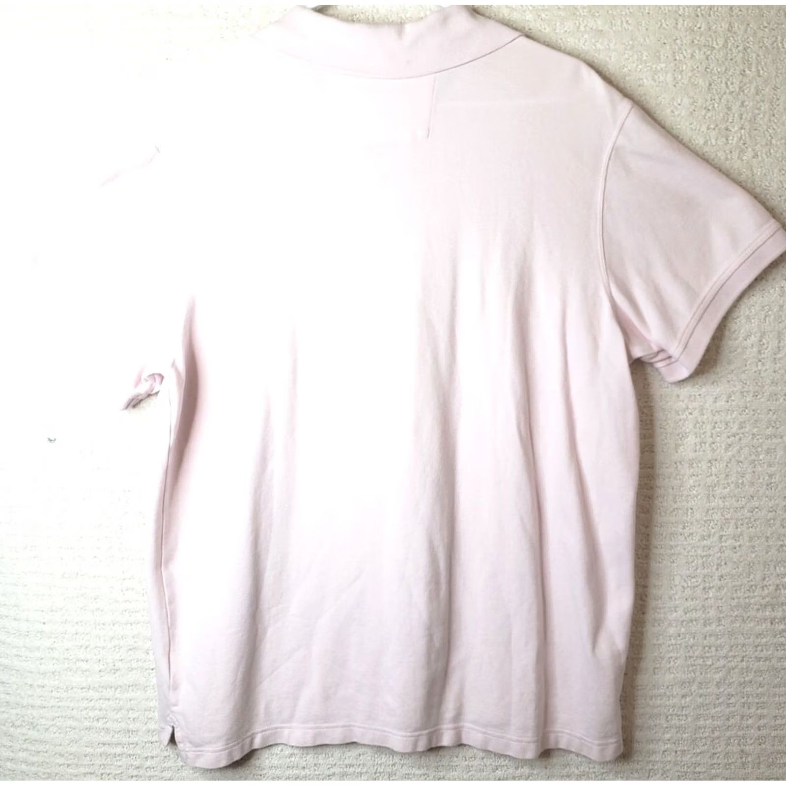 Banana Republic Banana Republic Polo Shirt Men XL Pink Short Sleeve Pocket Heathered 100% Cotton Knit Shirt Casual Workwear Golf Logo Modern Classic Mens Size US XL / EU 56 / 4 - 6 Thumbnail