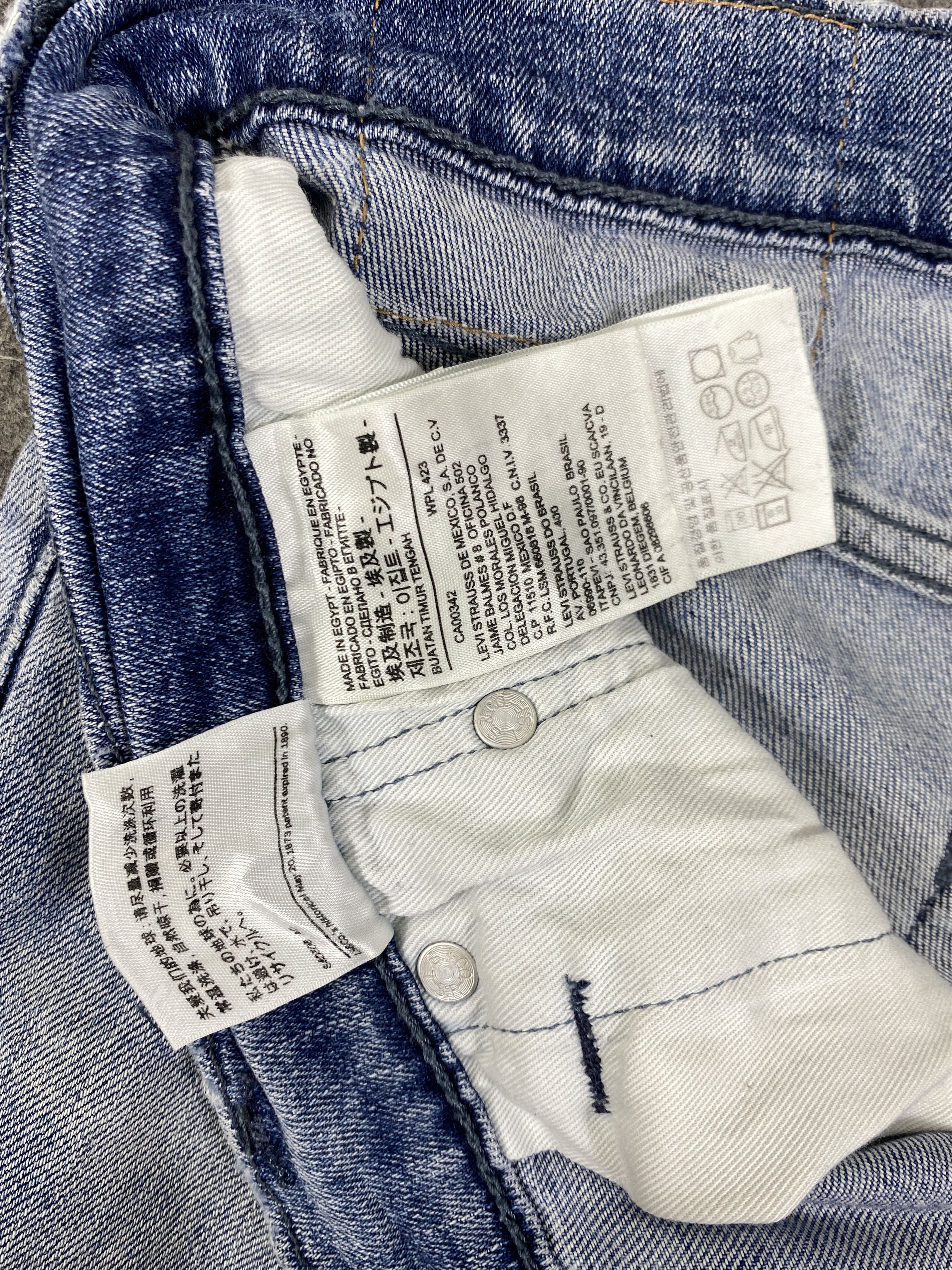 Levi's Light Blue Vintage Levi's 511 Jeans 34x27.5 - JN3324 Size US 34 / EU 50 - 13 Thumbnail
