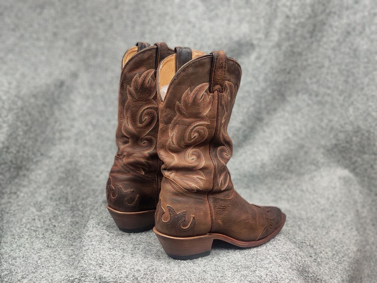 Boulet Vintage Boulet Canada Made Brown Western Cowboy W Boots Size US 7.5 / IT 37.5 - 14 Thumbnail
