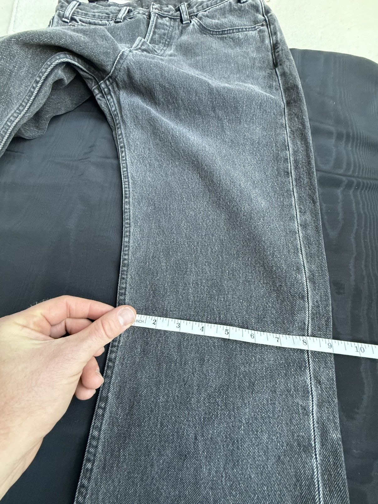 Celine $1.3k FW24 Celine Wesley grey jeans straight loose leg Hedi Size US 29 - 4 Thumbnail
