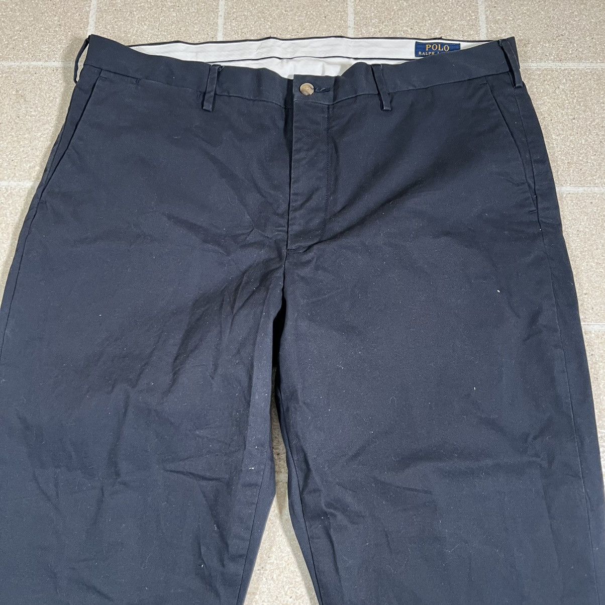 Polo Ralph Lauren Polo Ralph Lauren Pants Blue Polo Chino Straight Fit Size US 38 / EU 54 - 2 Thumbnail