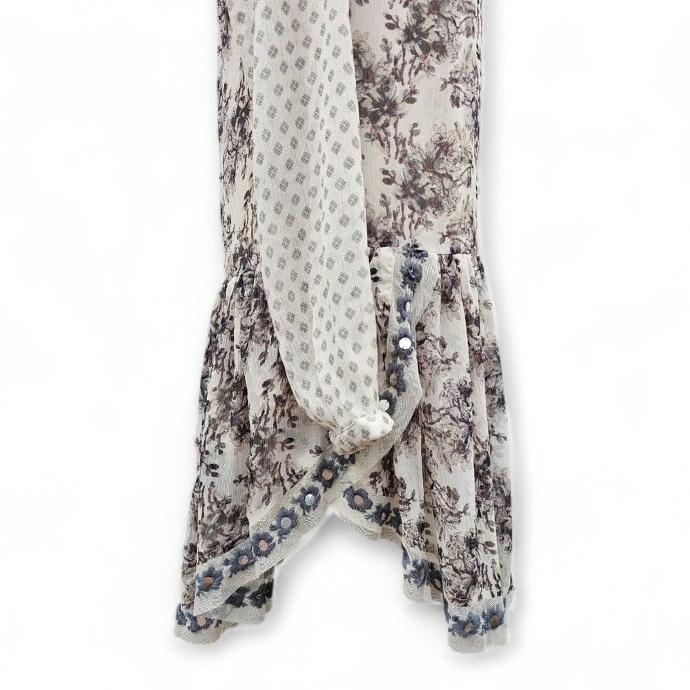Free People Free People Elsie Sheer Lace Boho Dress Midnight Garden Flo Size XS / US 0-2 / IT 36-38 - 8 Thumbnail
