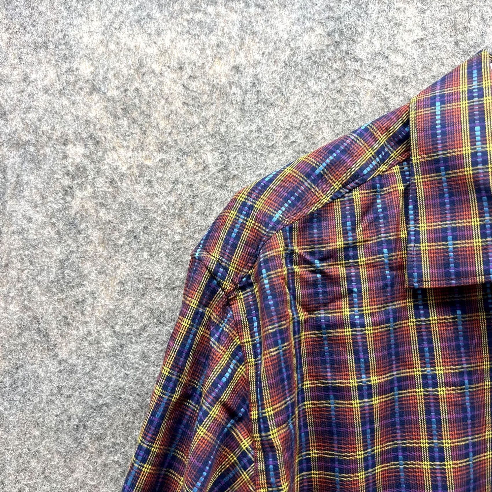 Robert Graham Robert Graham Shirt Men Large Adult Burgundy Plaid Button-Down Classic Size US L / EU 52-54 / 3 - 3 Thumbnail