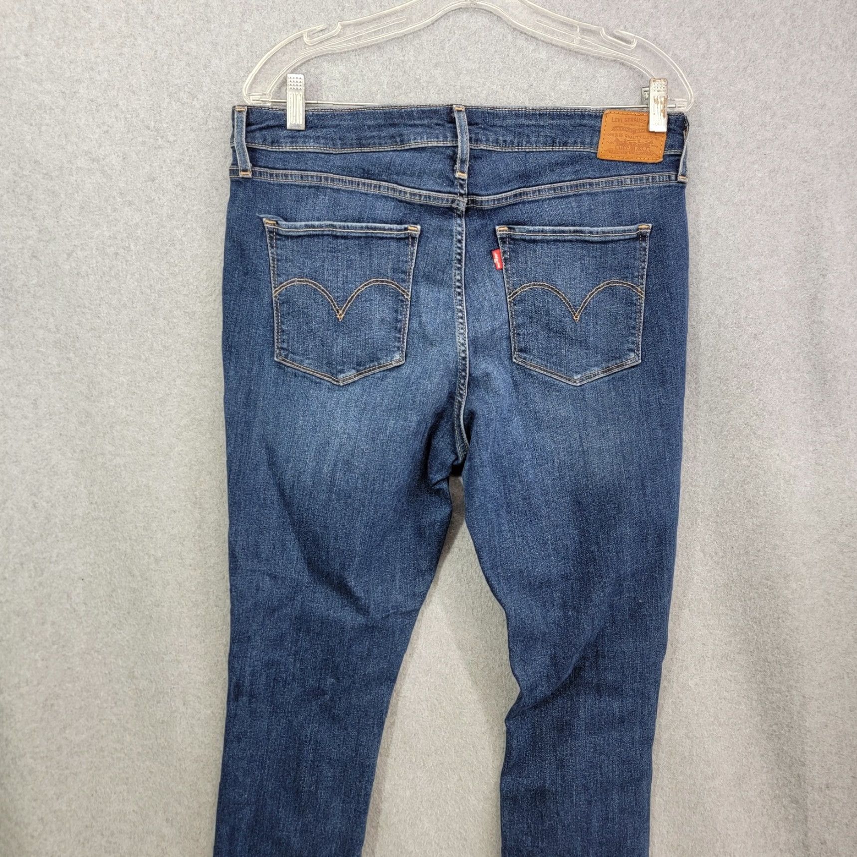 Levi's Levi's Jeans 33x30 721 High Rise Skinny Ripped Knee Womens Pants Blue Slimming Distressed XS? (excluded) Size 24" / US 00 / IT 34 - 6 Thumbnail