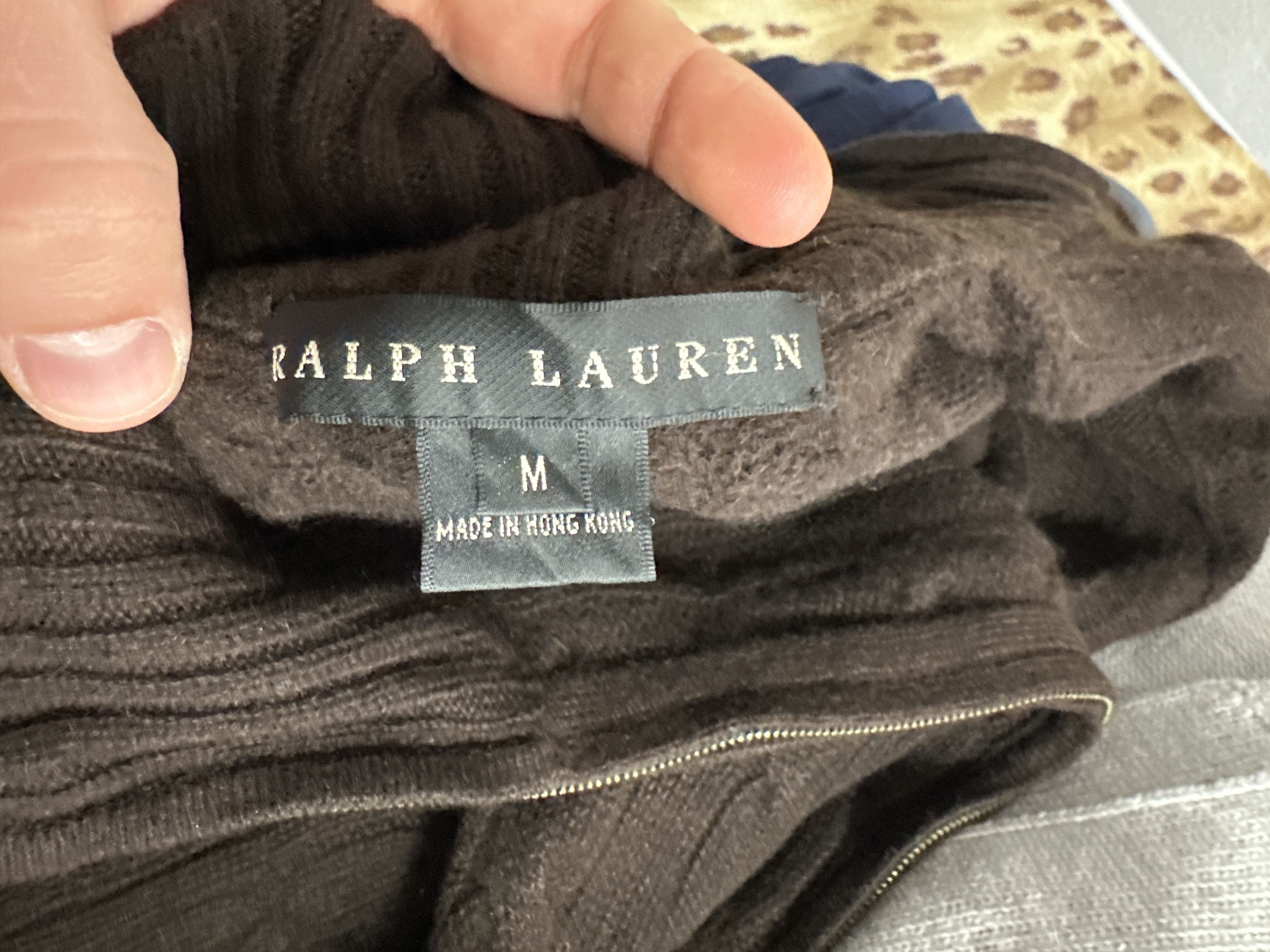 Ralph Lauren Black Label Ralph Lauren Black Label Cashmere Knit Zip Cardigan Size M Size M / US 6-8 / IT 42-44 - 3 Thumbnail
