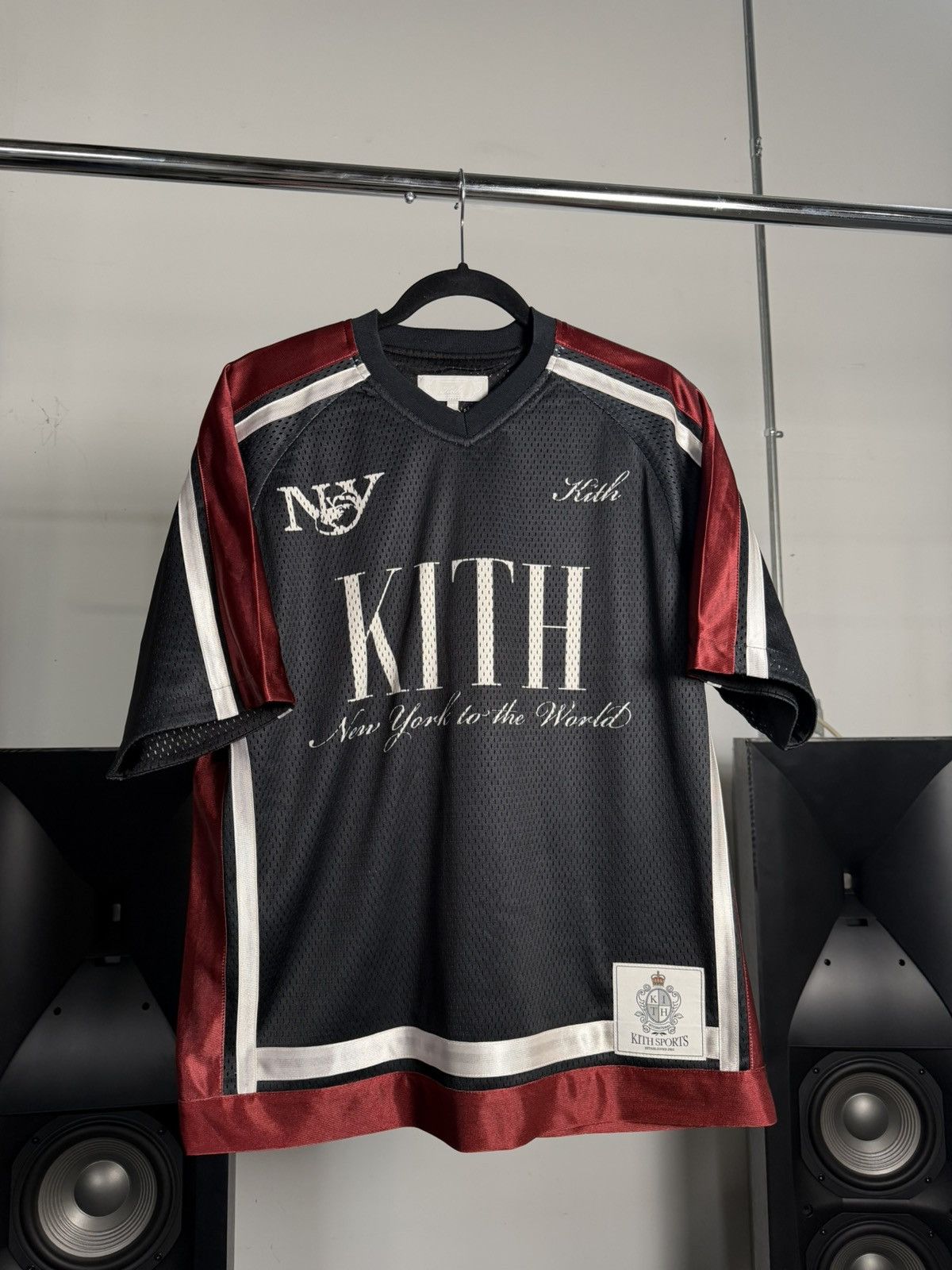 Kith KITH Mesh Leon Jersey “Black” Size US S / EU 44-46 / 1 - 1 Thumbnail