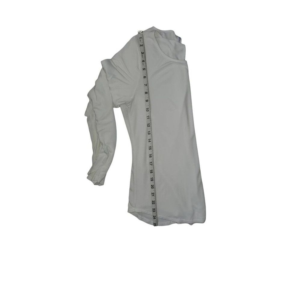 Calvin Klein Calvin Klein Women's Size L Long Sleeve White Tee Shirt Size L / US 10 / IT 46 - 5 Thumbnail