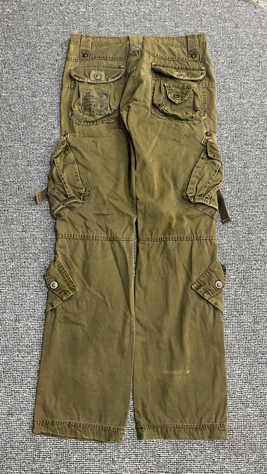 If Six Was Nine Vintage TBJ Cargo Multi pocket Pants size 30 x 31 inches Size US 30 / EU 46 - 3 Thumbnail
