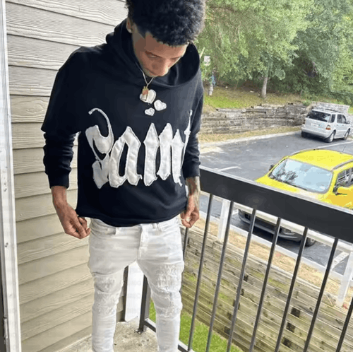 The Unbranded Brand Saint Print Y2K Oversized Hoodie – Harajuku Streetwear Size US M / EU 48-50 / 2 - 3 Thumbnail