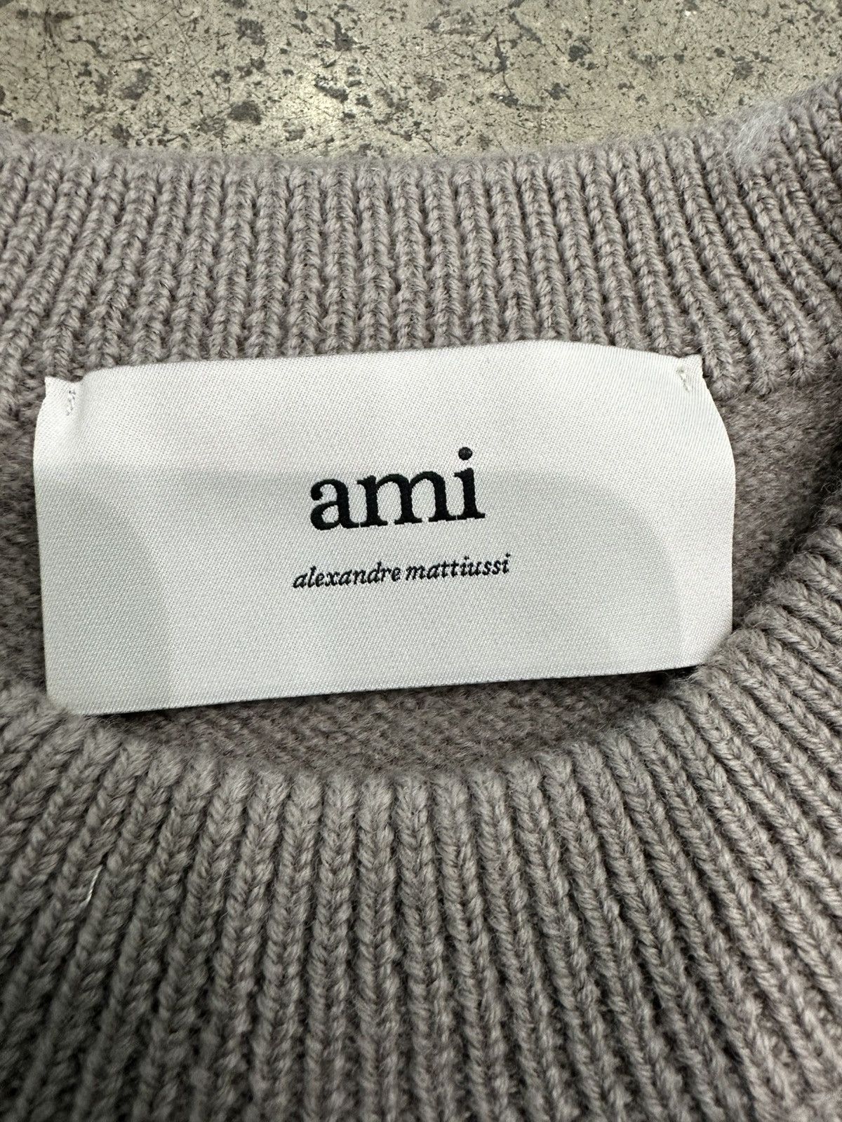 AMI AMI - ADC Crewneck Sweater Ash Size US S / EU 44-46 / 1 - 2 Thumbnail
