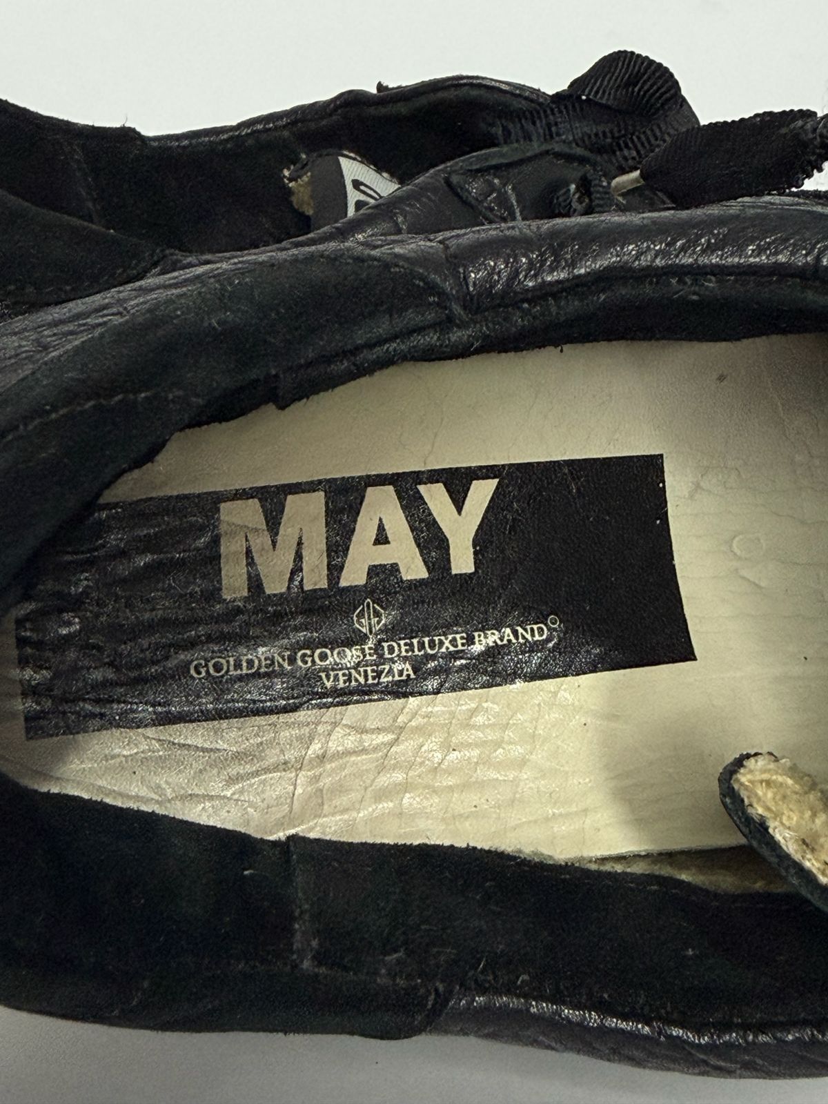 Golden Goose GOLDEN GOOSE BLACK LEATHER SNEAKERS EU 40 Size US 10 / IT 40 - 7 Thumbnail