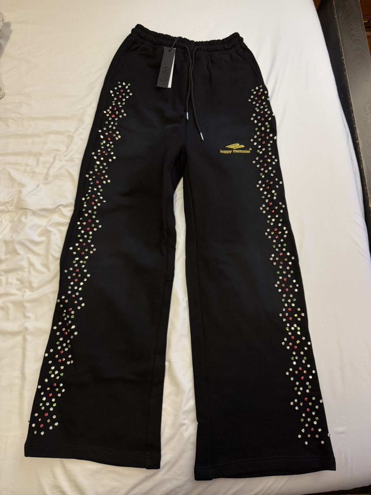 HMDD HMDD BLACK CRYSTAL SWEATPANTS Size US 30 / EU 46 - 2 Thumbnail