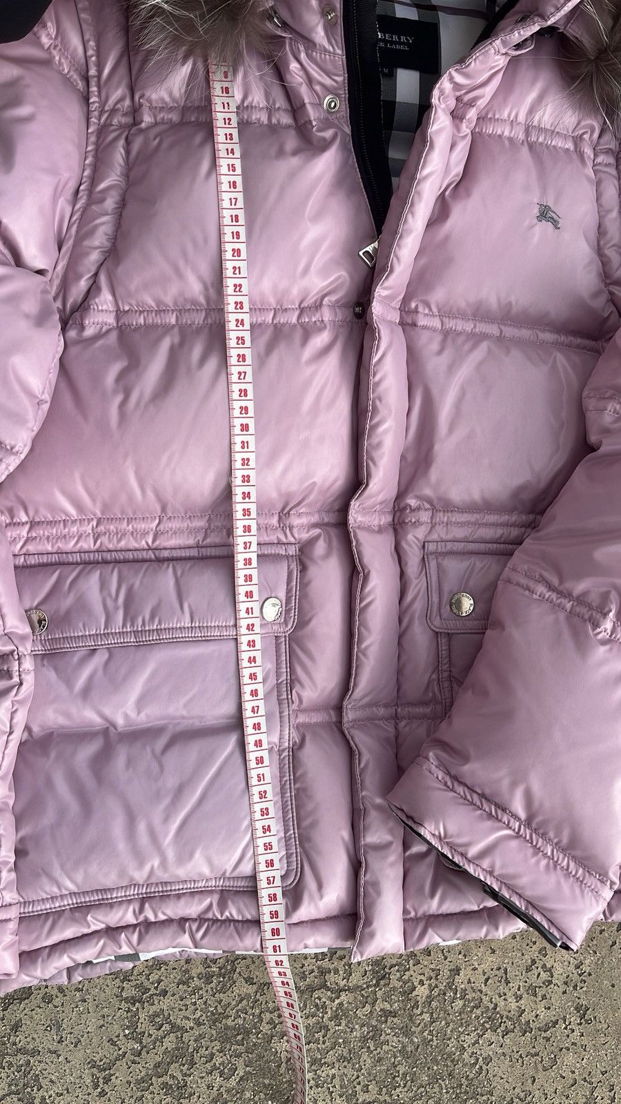 Burberry Burberry Black Label Real Fur Jacket Glossy Pink Size US M / EU 48-50 / 2 - 10 Thumbnail