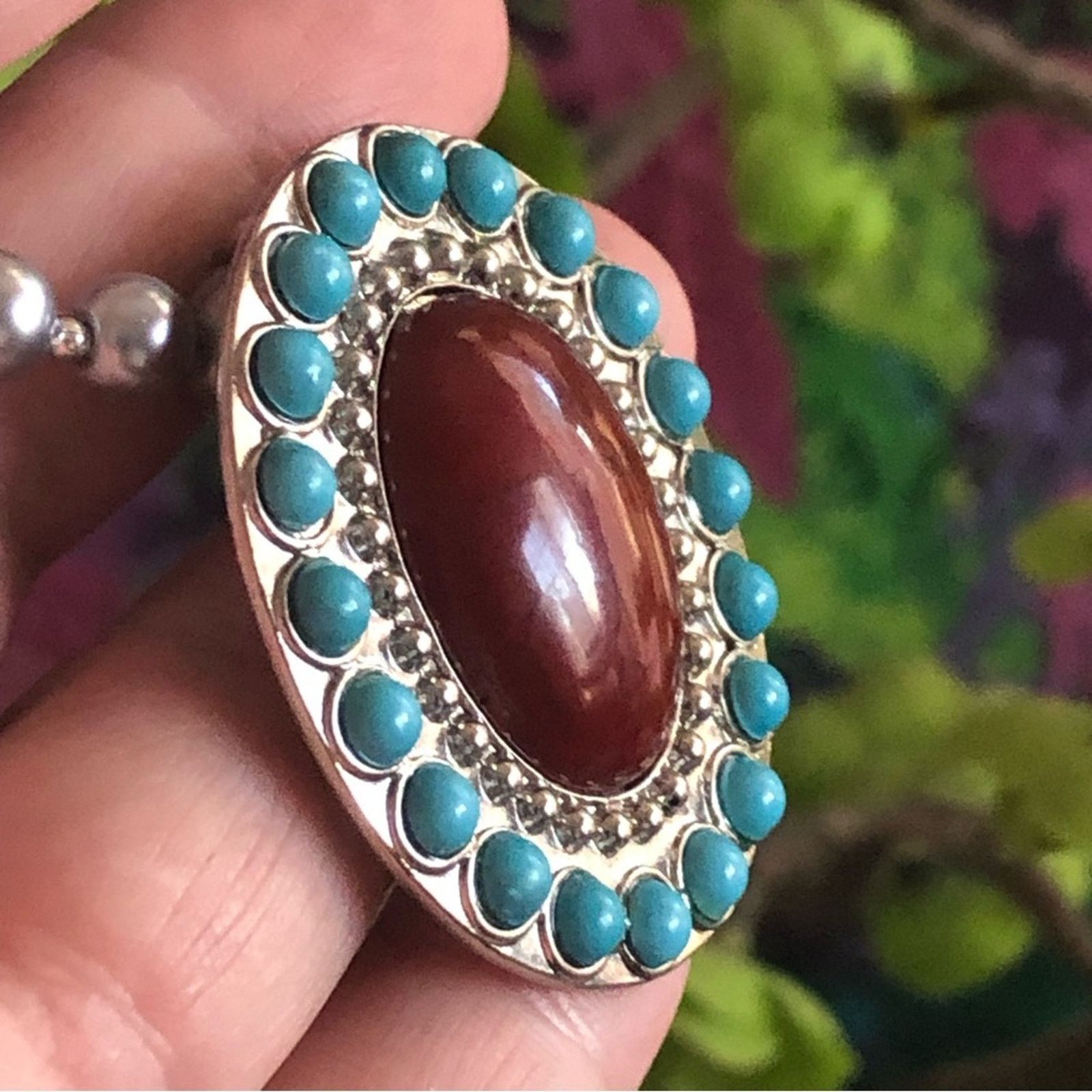 Handmade Handcrafted repurpose vintage southwest Pearl necklace Size ONE SIZE - 10 Thumbnail