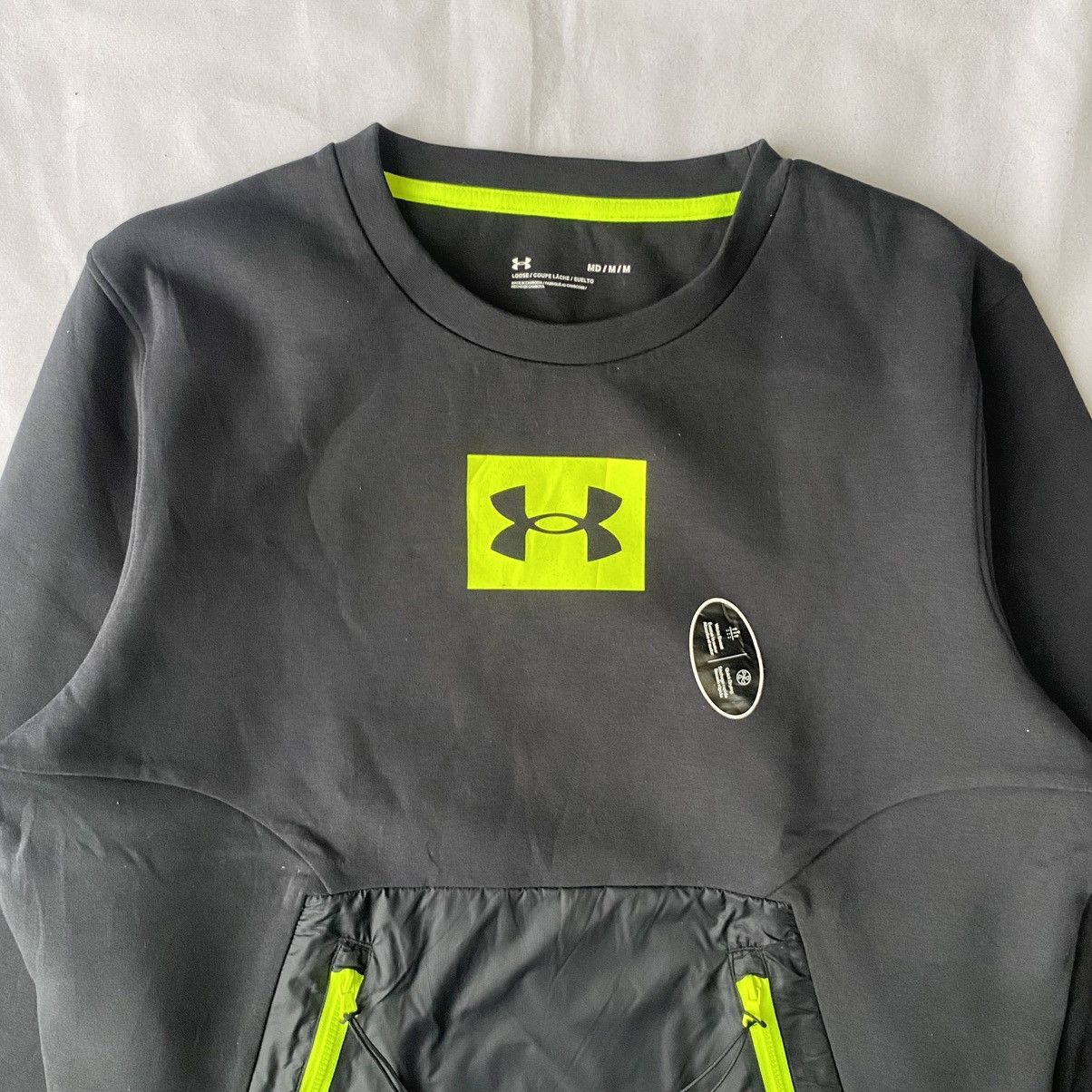 Japanese Brand × Under Armour × Vintage Under Armour Summit Knit Crew Sweatshirt Size US M / EU 48-50 / 2 - 2 Thumbnail