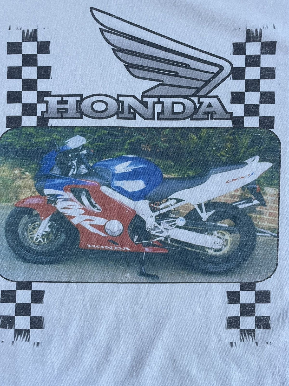 Honda × Vintage Vintage 90’s Honda Racing MotoGr T-Shirt Y2K RARE Size US L / EU 52-54 / 3 - 5 Thumbnail