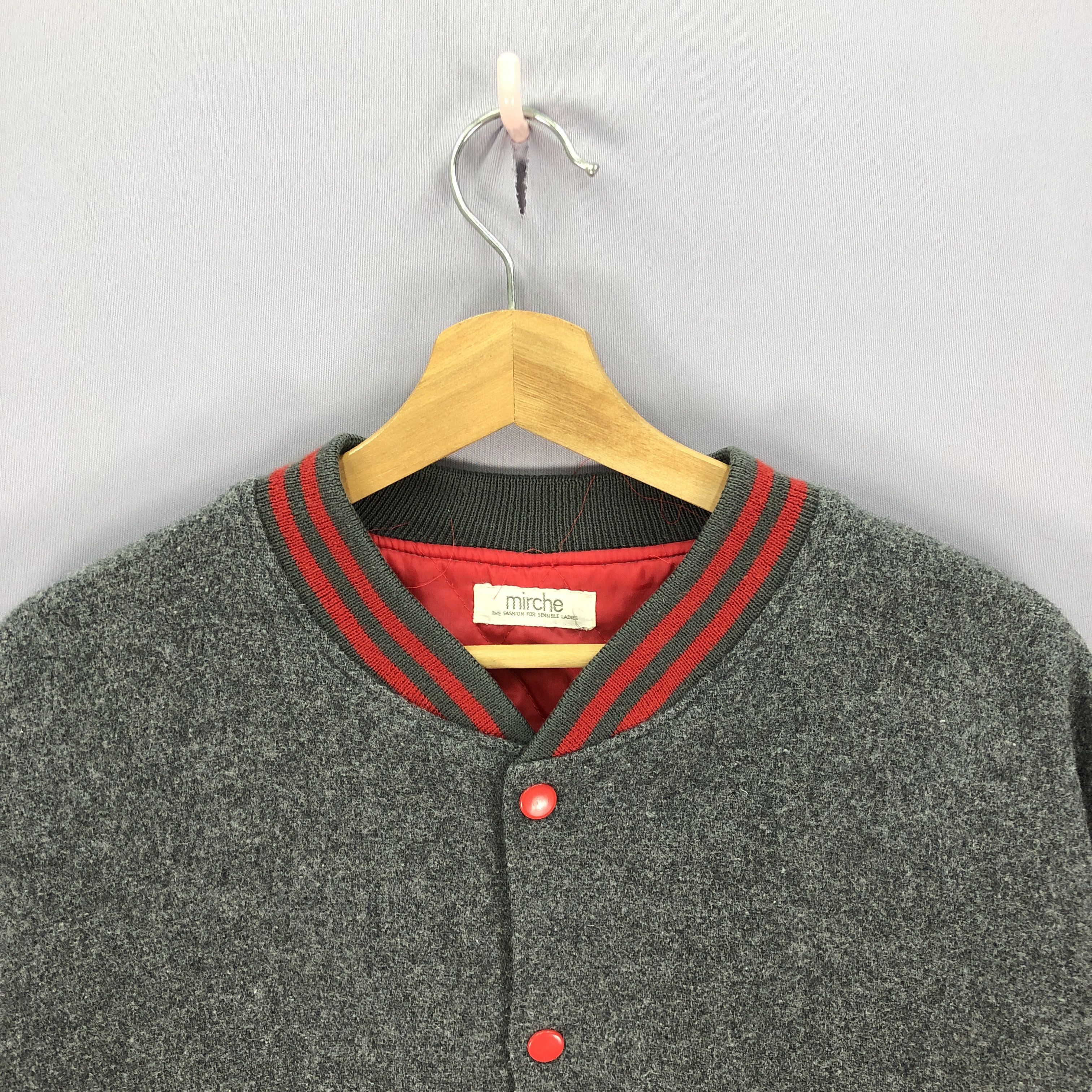 Japanese Brand × Vintage Vintage Club 54 Varsity Wool Jacket Letterman Bomber Jacket Size US M / EU 48-50 / 2 - 5 Thumbnail