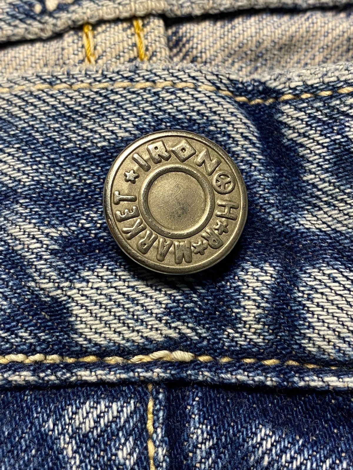 Visvim Vintage Blue Blue Japan HR Market Selvedge Distressed Jeans Size US 30 / EU 46 - 14 Thumbnail