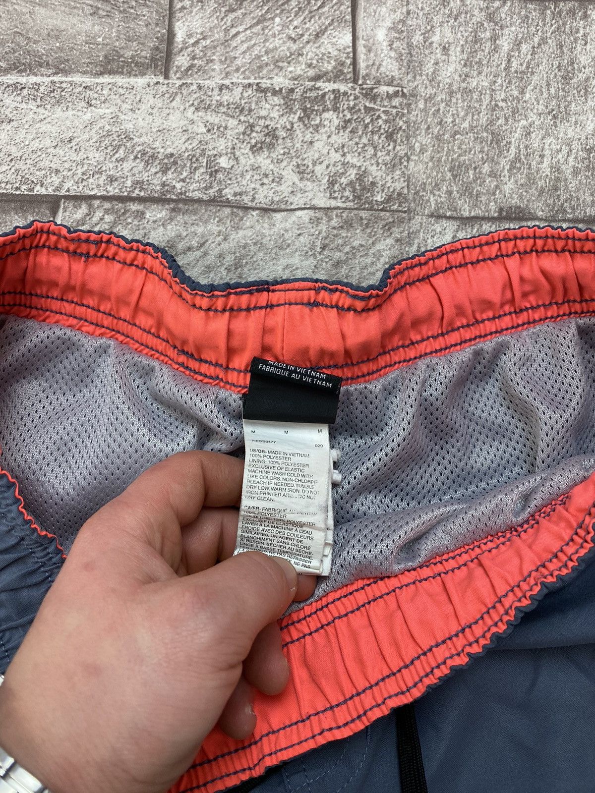 Nike × Vintage Vintage Y2K style shorts big logo swim M Size US 32 / EU 48 - 8 Thumbnail