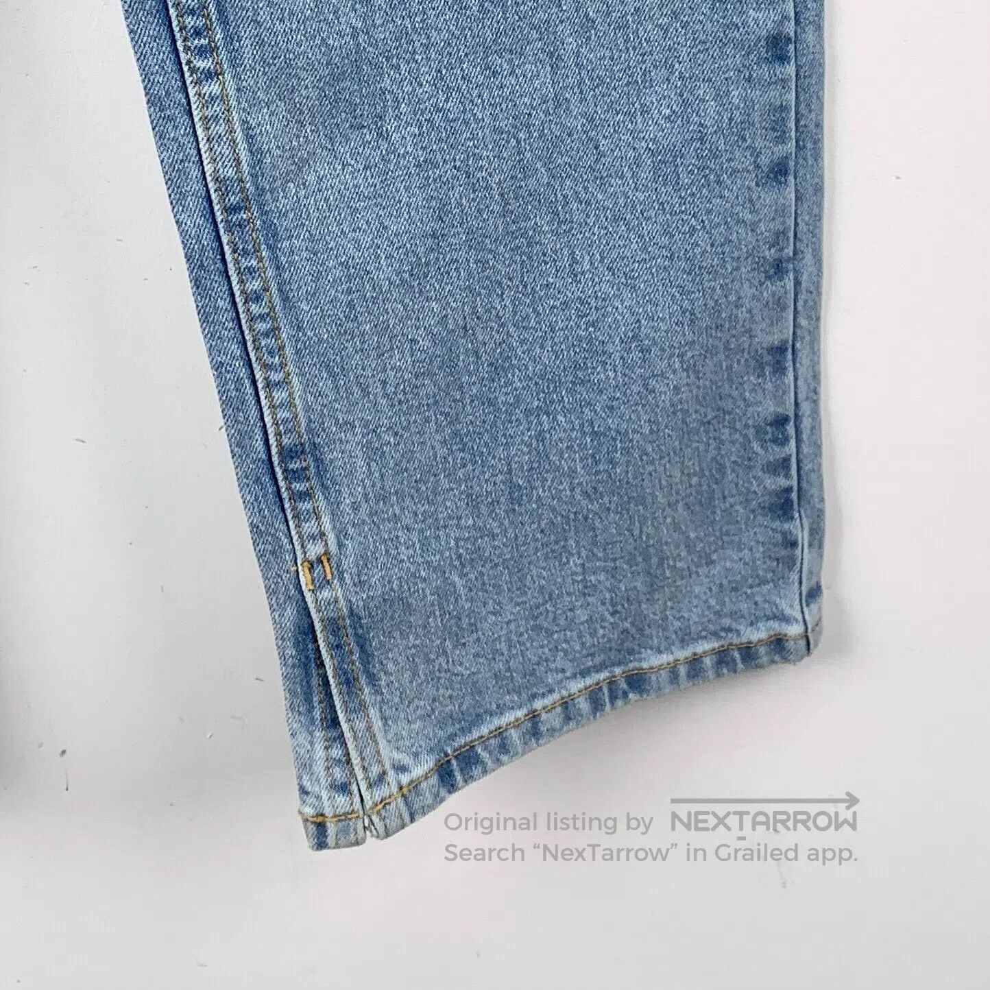 Ganni GANNI Light Blue Washed Cotton Casual Jeans| Size 25" / US 0 / IT 36 - 4 Thumbnail