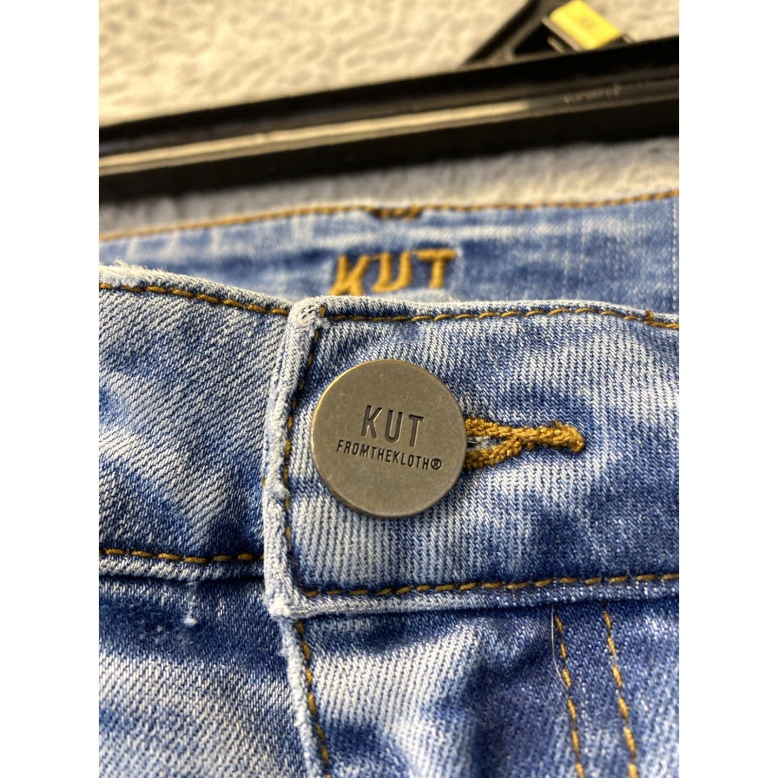 Vintage KUT from the kloth KUT from the Kloth Jeans Women 8 Blue Wash Stretch 159-18 Size 30" / US 8 / IT 44 - 6 Thumbnail