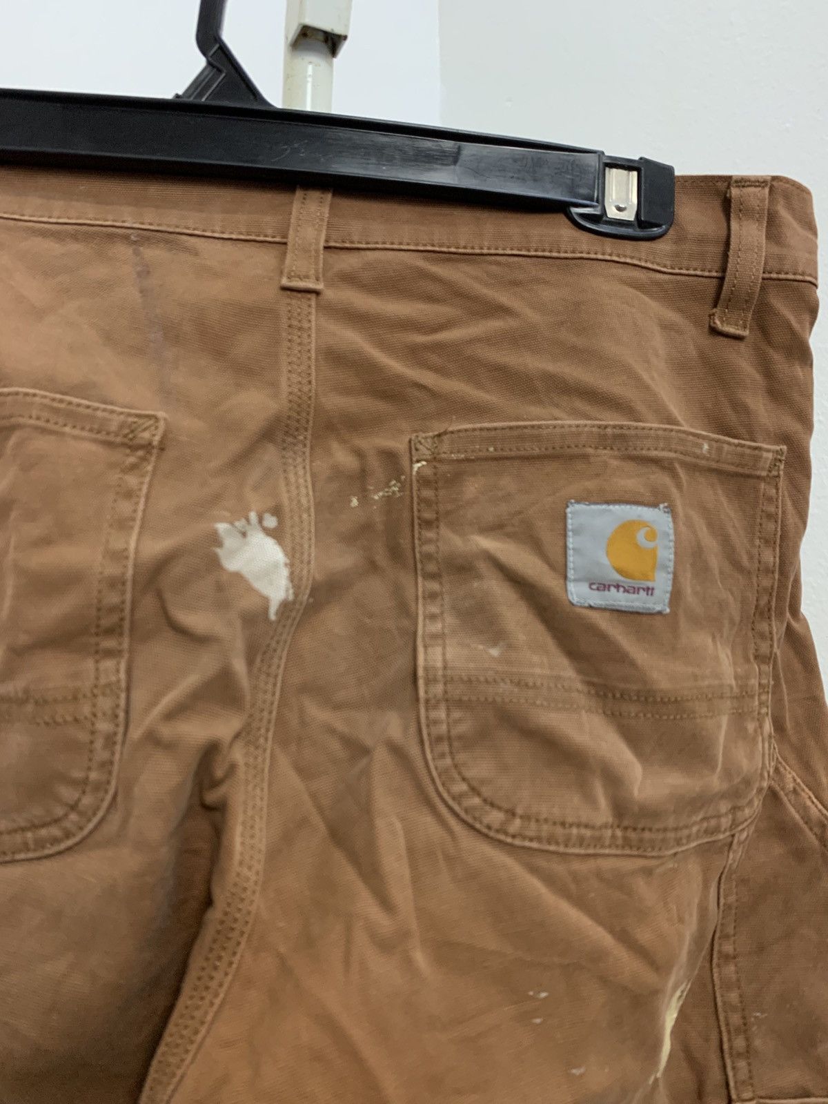Carhartt × Carhartt Wip Trashed‼️Carhartt double knee carpenter painted damaged Size US 30 / EU 46 - 11 Thumbnail