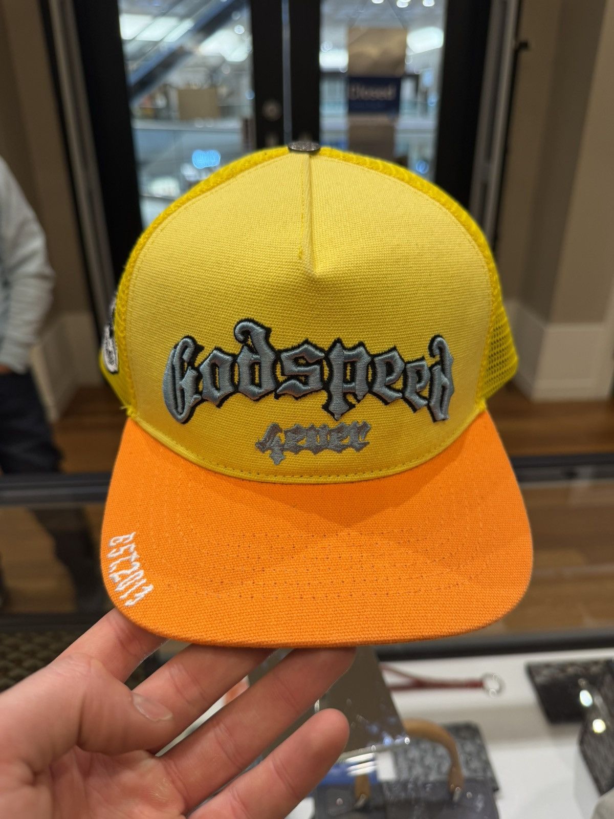 Godspeed Godspeed 4EVER Trucker Hat - Yellow Size ONE SIZE - 1 Thumbnail