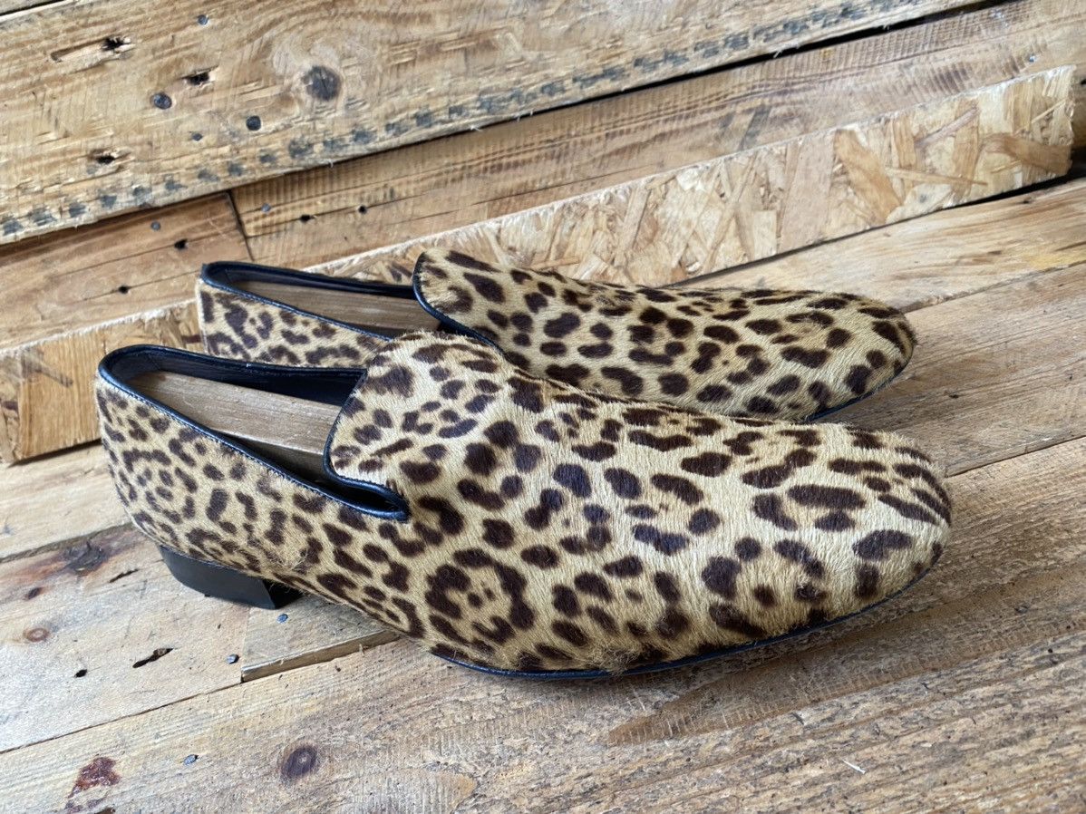 Designer × Saint Laurent Paris × Yves Saint Laurent Saint Laurent leopard print slip on casual loafers sz uk7.5 Size US 8.5 / EU 41-42 - 11 Thumbnail
