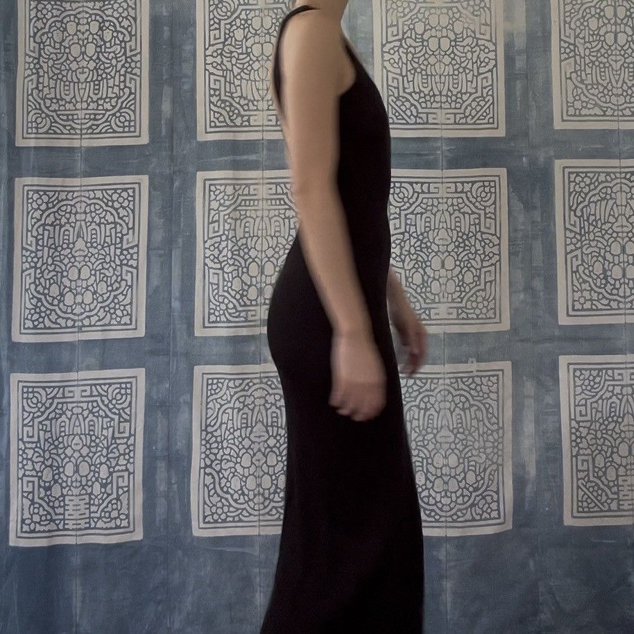 Other Zara Navy Ribbed Knit Midi Dress – Size S (Fits AU 8–12) Size S / US 4 / IT 40 - 3 Thumbnail