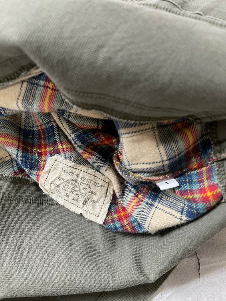 Greg Lauren greg lauren size 1 Men's checkered patchwork shirt 2506-Nex Size US S / EU 44-46 / 1 - 4 Thumbnail
