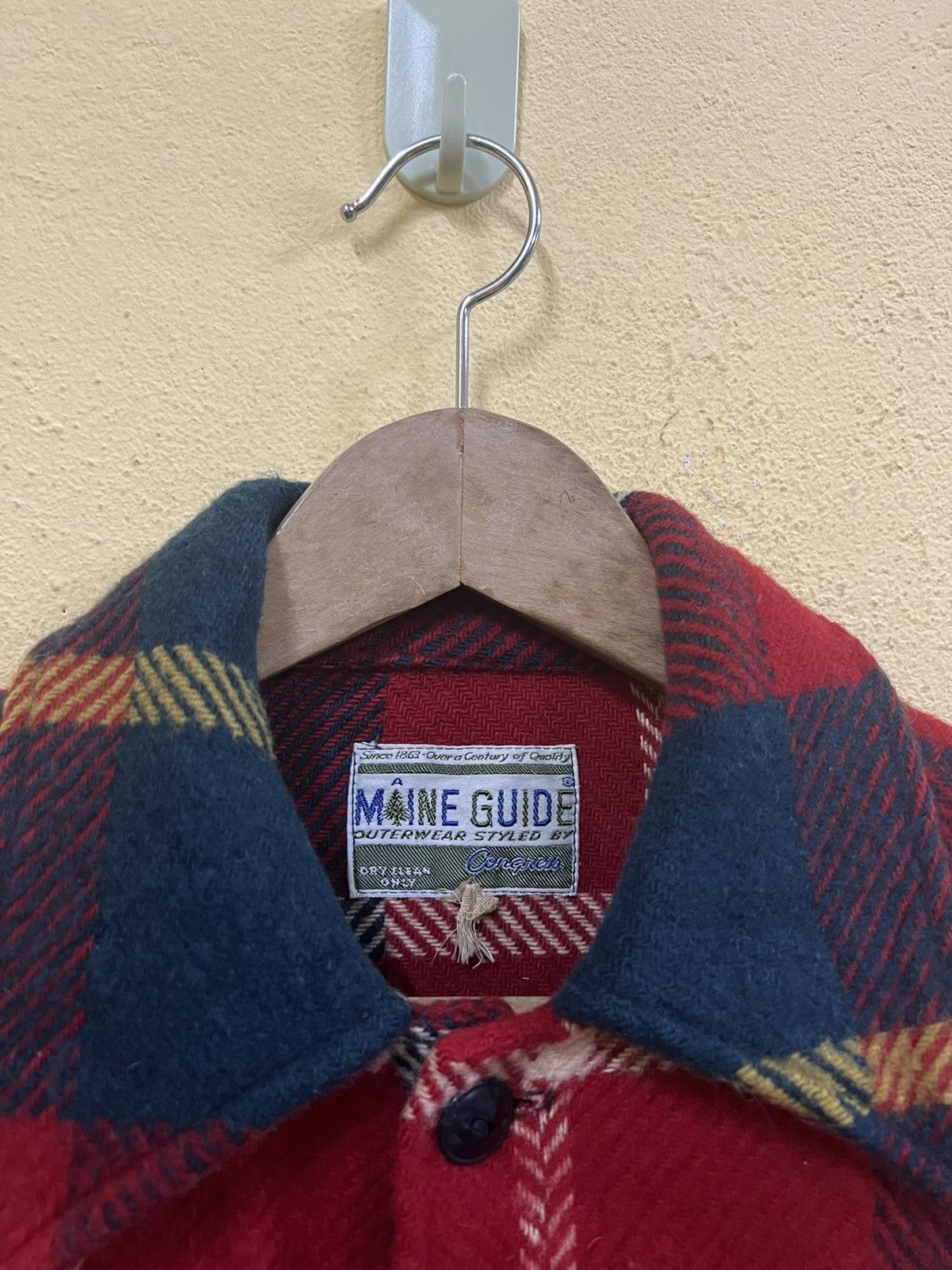 Maine Guide × Vintage VINTAGE MAINE GUIDE STRIPED WOOL BUTTON UP JACKET Size US M / EU 48-50 / 2 - 4 Thumbnail