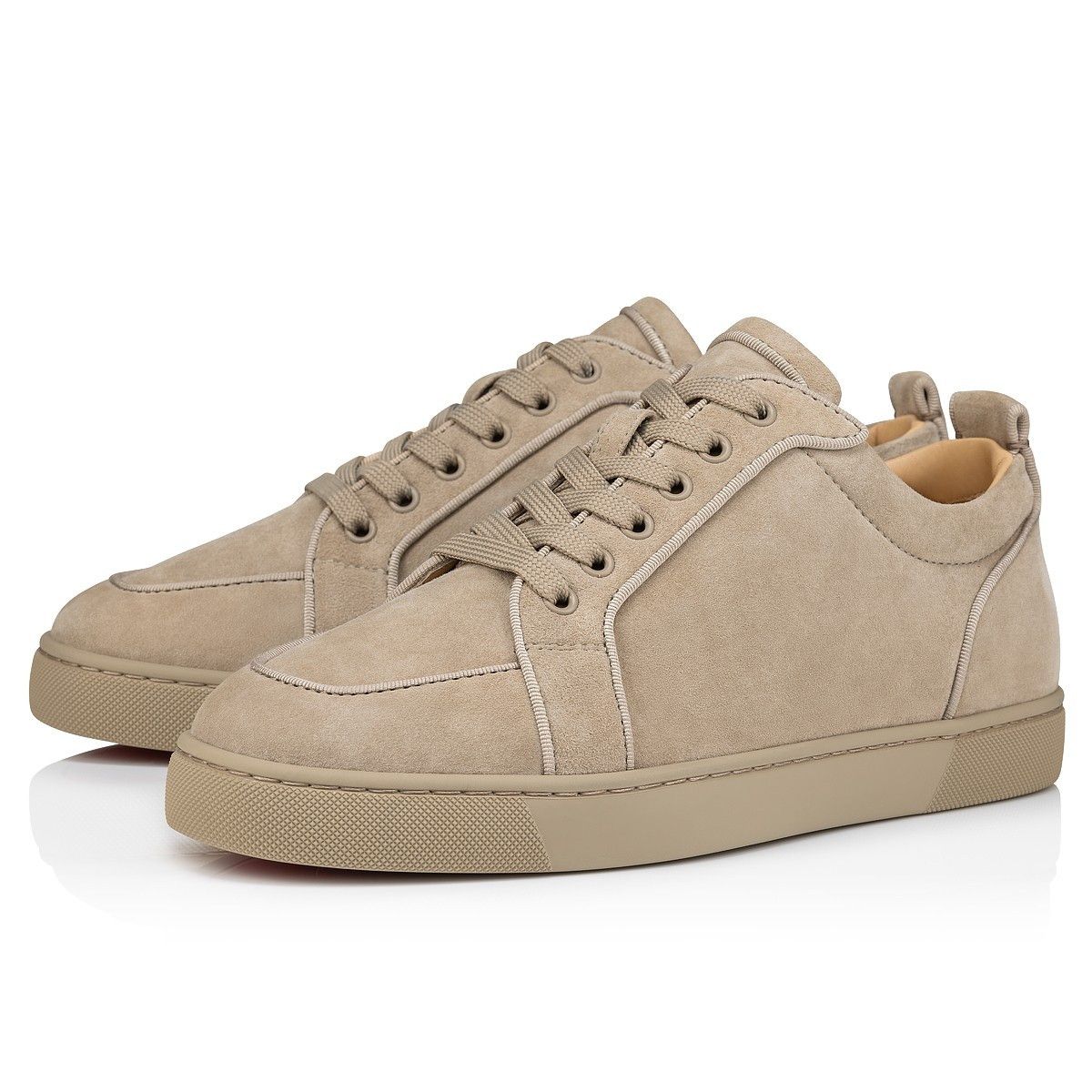 Christian Louboutin rantulow veau velours beige Size US 12 / EU 45 - 1 Thumbnail