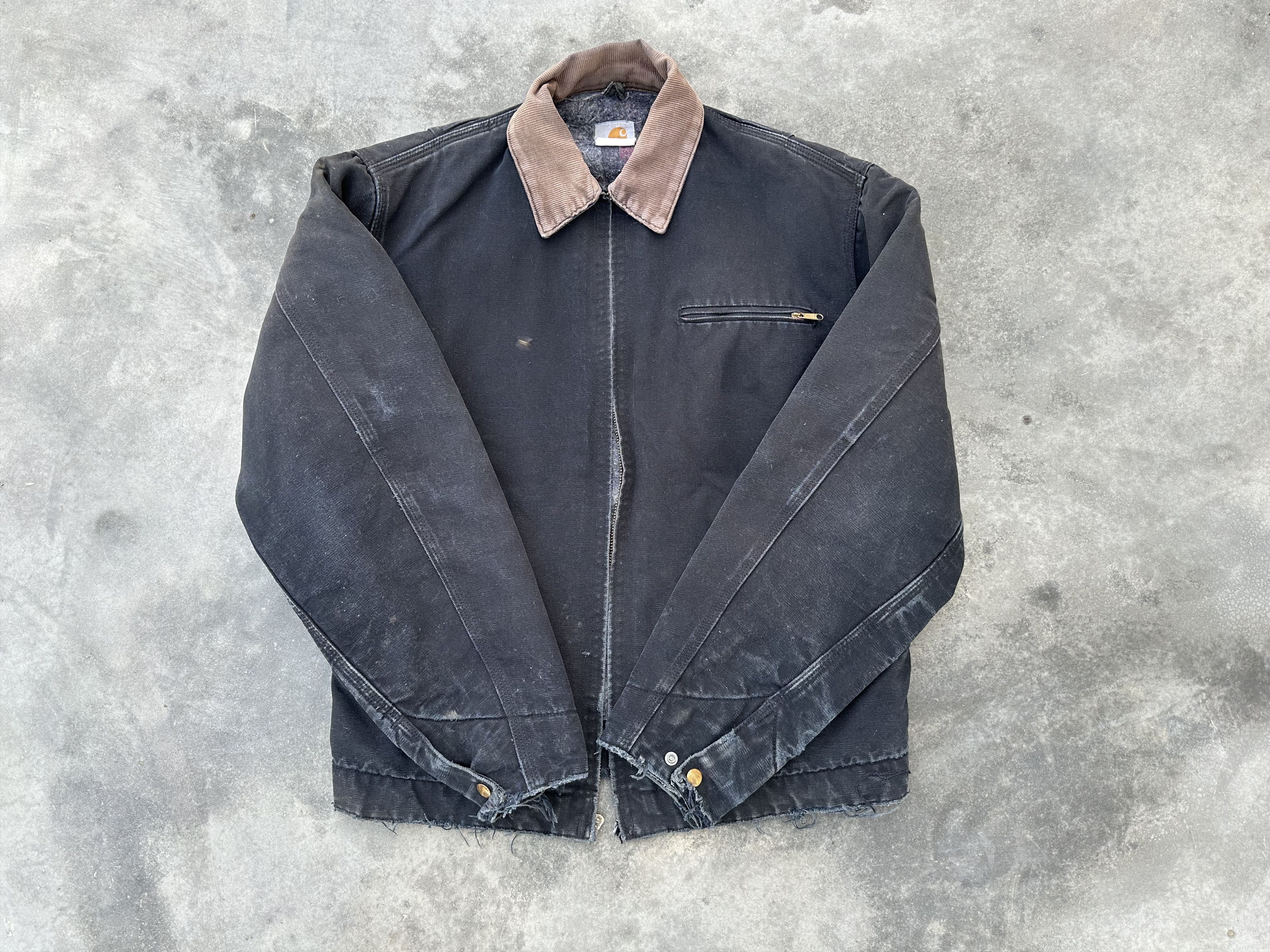 Carhartt Vintage Carhartt J01 BLK Detroit Jacket Black Size US M / EU 48-50 / 2 - 2 Thumbnail