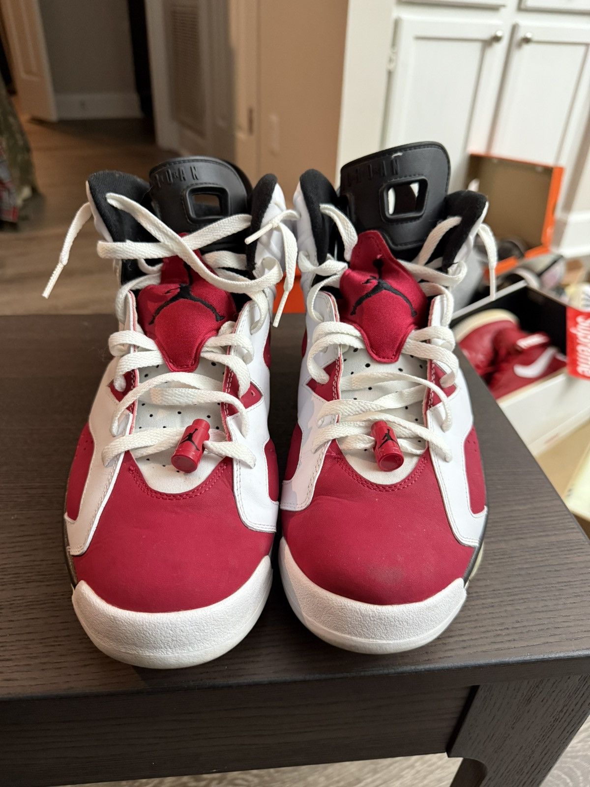 Nike Jordan 6 retro Carmine Size US 11 / EU 44 - 3 Thumbnail