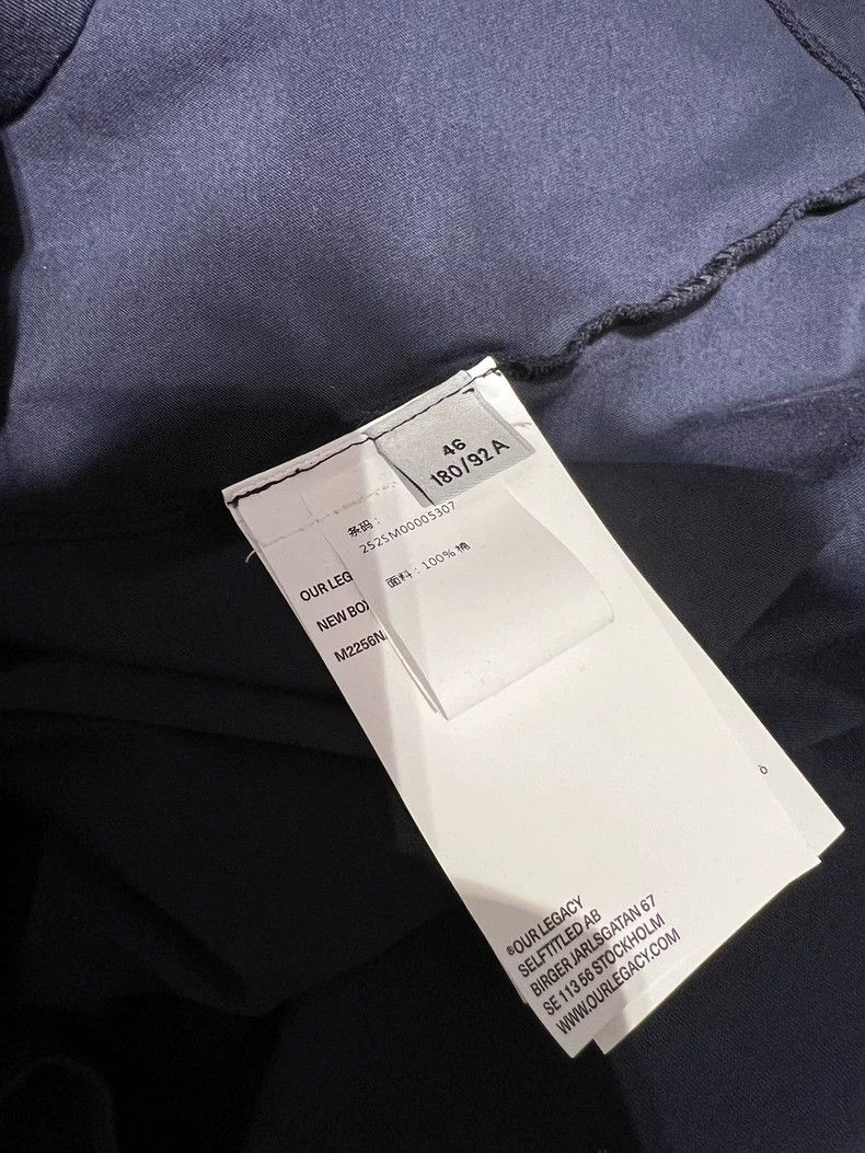 Our Legacy our legacy Dark blue round-neck short sleeves Size US S / EU 44-46 / 1 - 1 Thumbnail