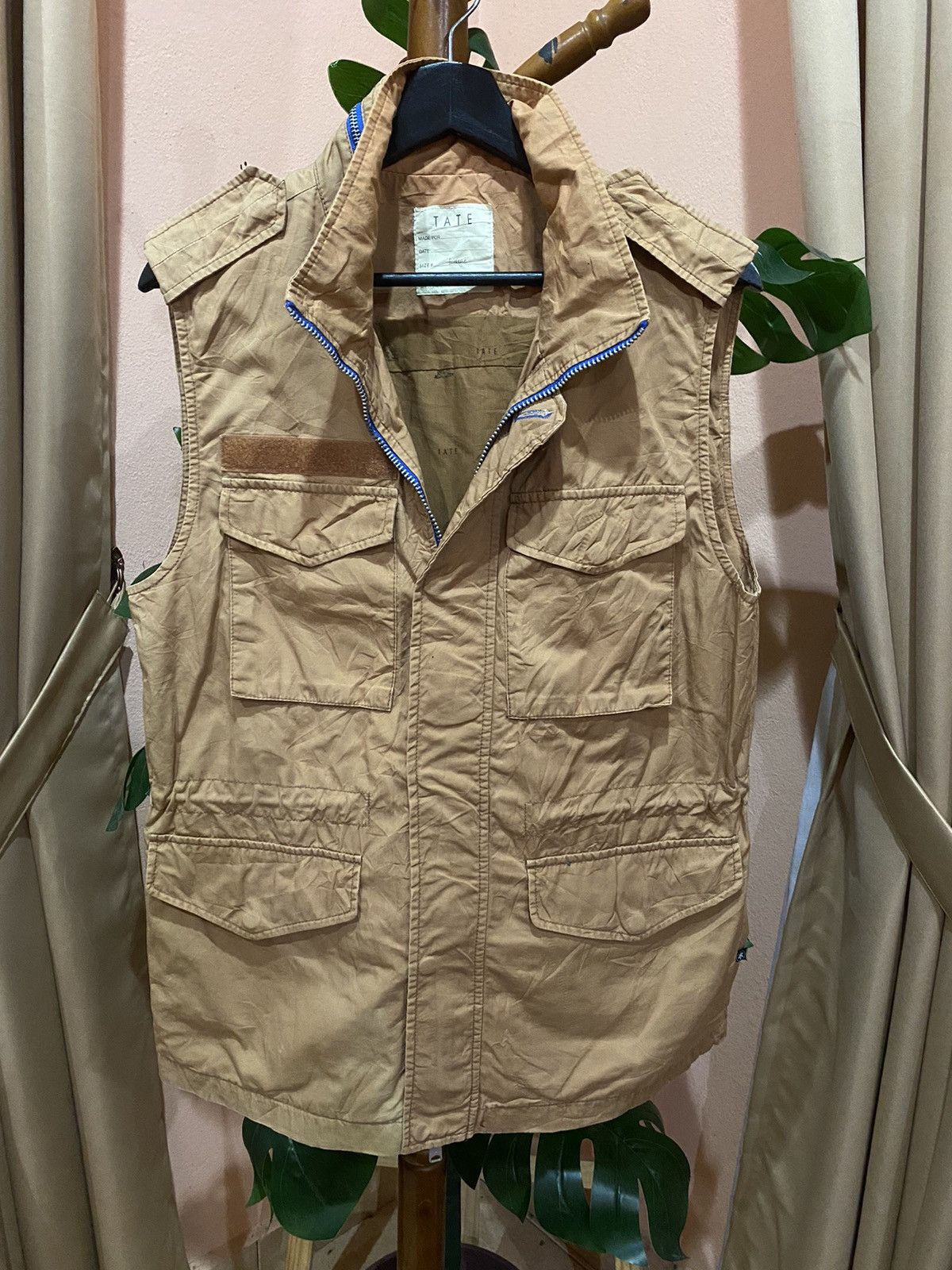 Japanese Brand VINTAGE TATE SLEEVELESS JACKET Size US L / EU 52-54 / 3 - 3 Thumbnail