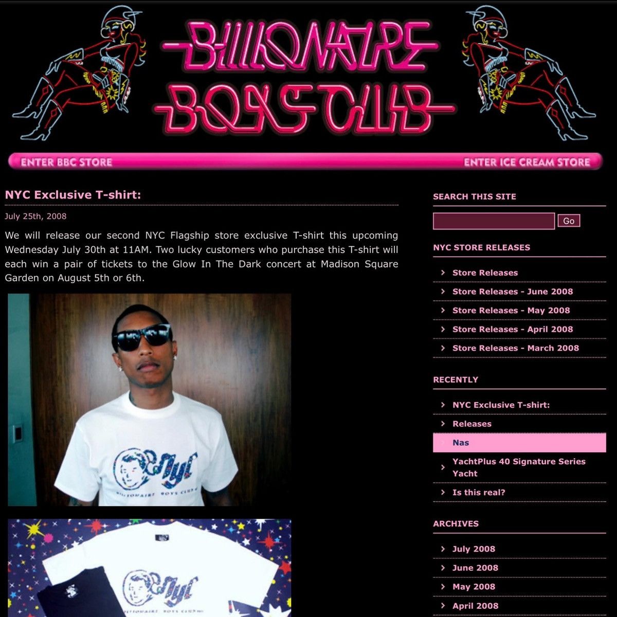 Billionaire Boys Club ‘08 Billionaire Boys Club NYC Exclusive Tee Size US M / EU 48-50 / 2 - 7 Thumbnail