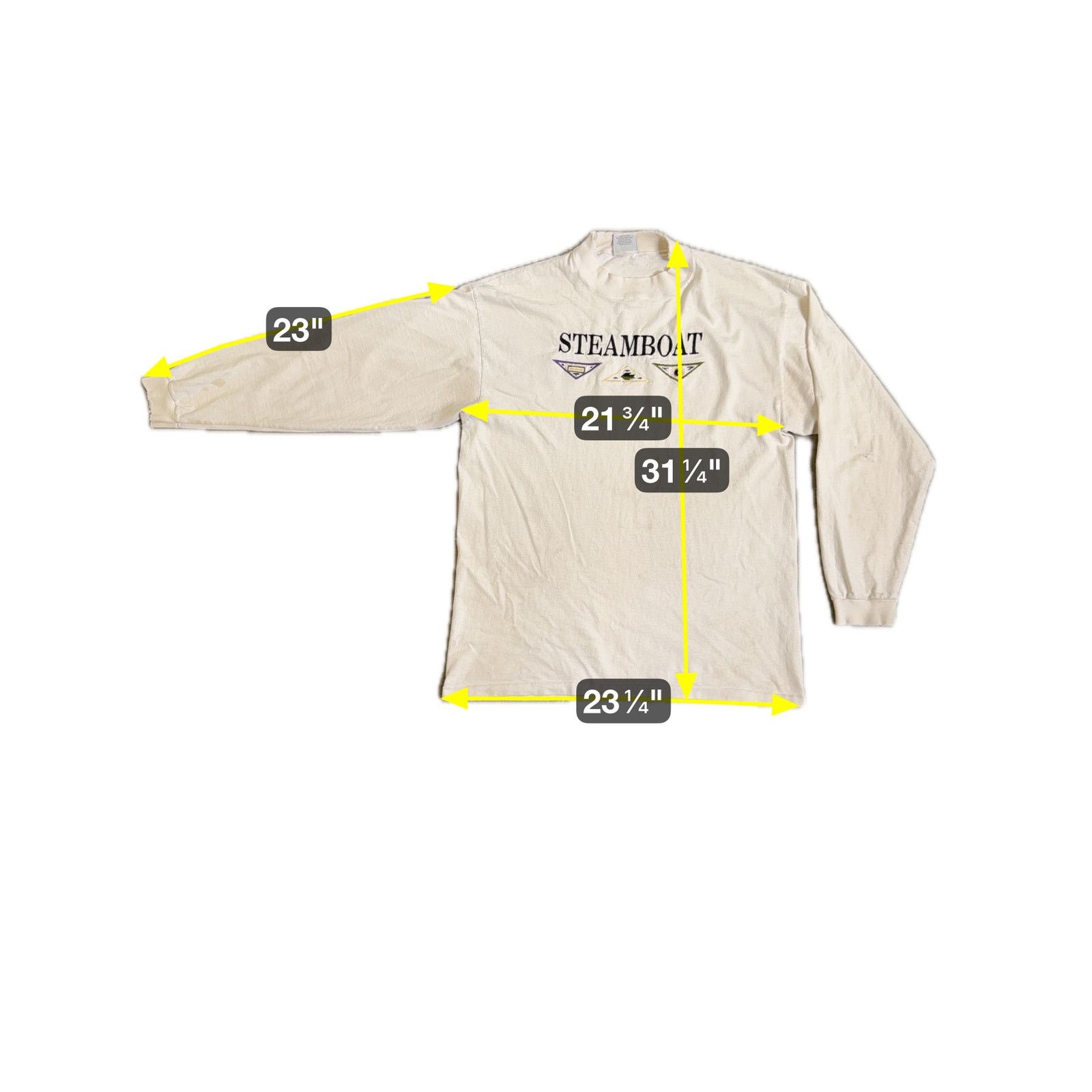 Otto Vtg 90s Ottowear Steamboat Ski Long Sleeve Shirt USA Made L Size US L / EU 52-54 / 3 - 6 Thumbnail