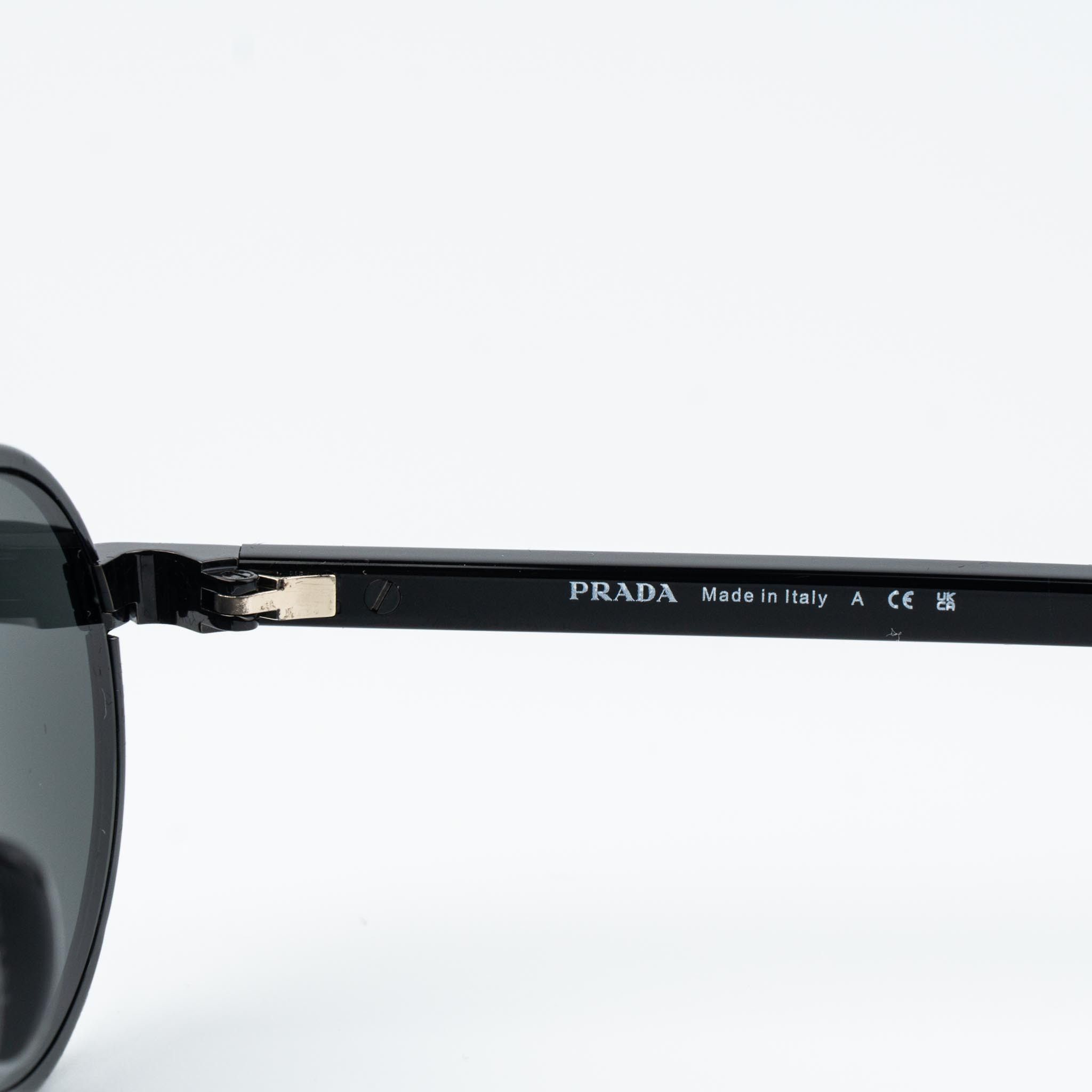 Prada Prada Women Sunglasses Oval PRB56S AAV08Z NEW AUTHENTIC Size ONE SIZE - 8 Thumbnail
