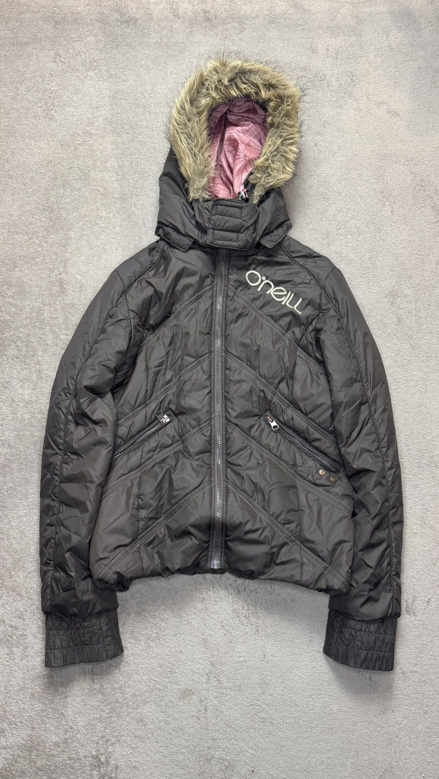 Japanese Brand O’Neill Y2K faux fur jacket Ifsixwasnine LGB Goa style Size US S / EU 44-46 / 1 - 2 Thumbnail