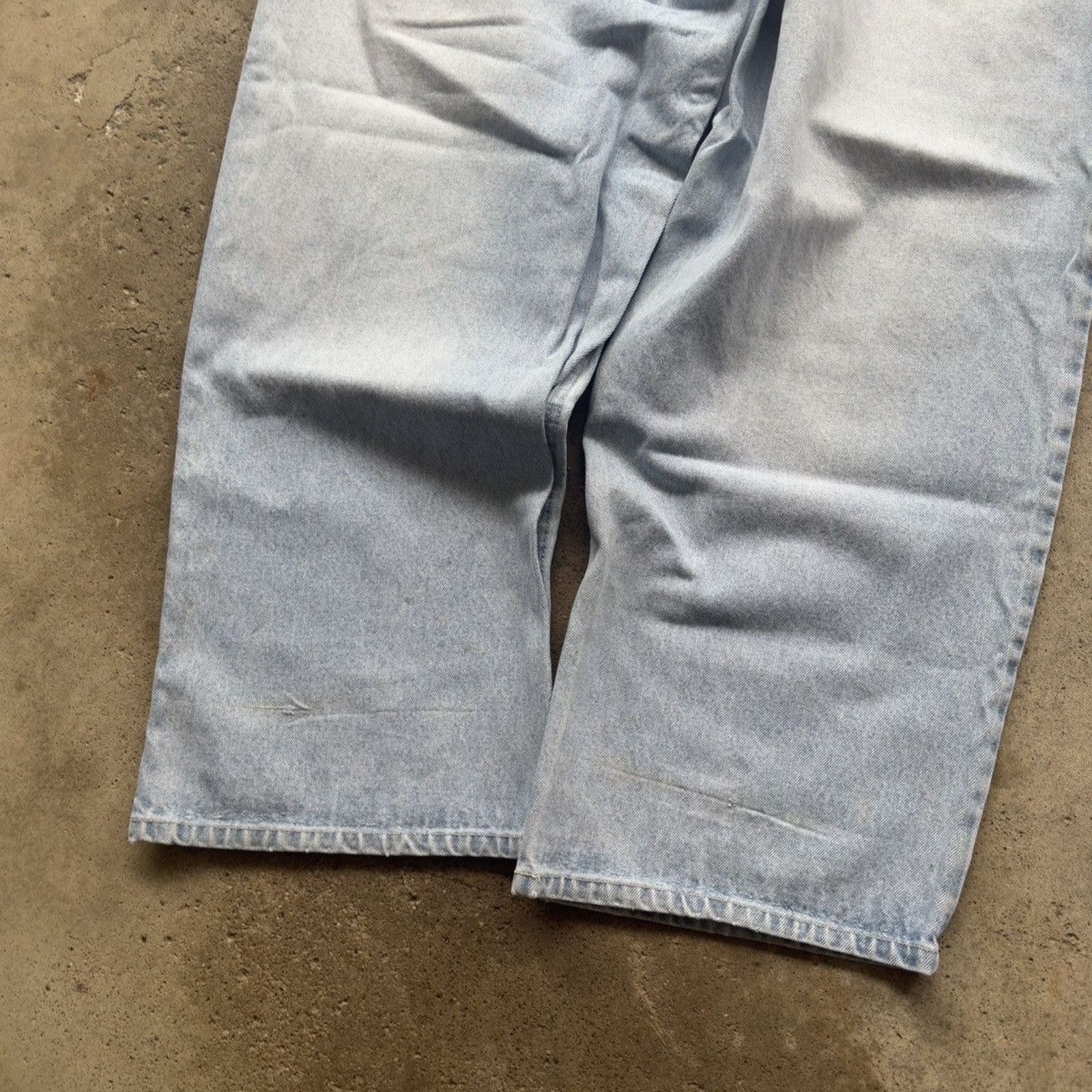 Vintage Y2K Faded Light Baggy Wide Skater Jeans ERD Grunge Chrome Size US 36 / EU 52 - 11 Thumbnail