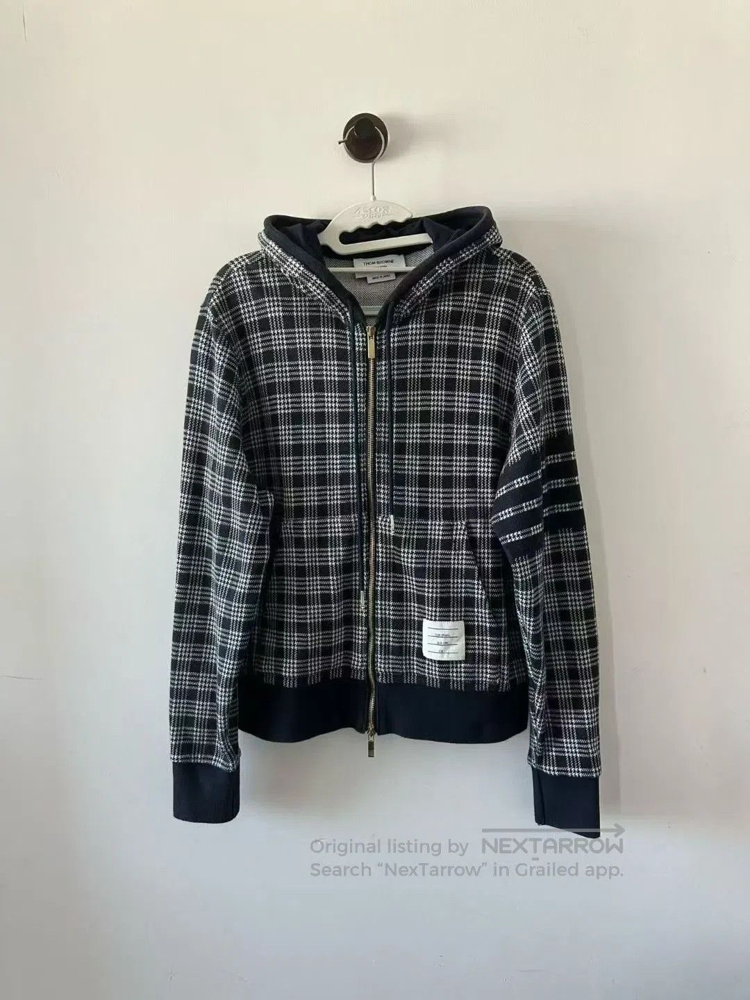 Thom Browne Thom Browne Plaid zipper hooded jacket| Size US S / EU 44-46 / 1 - 1 Thumbnail
