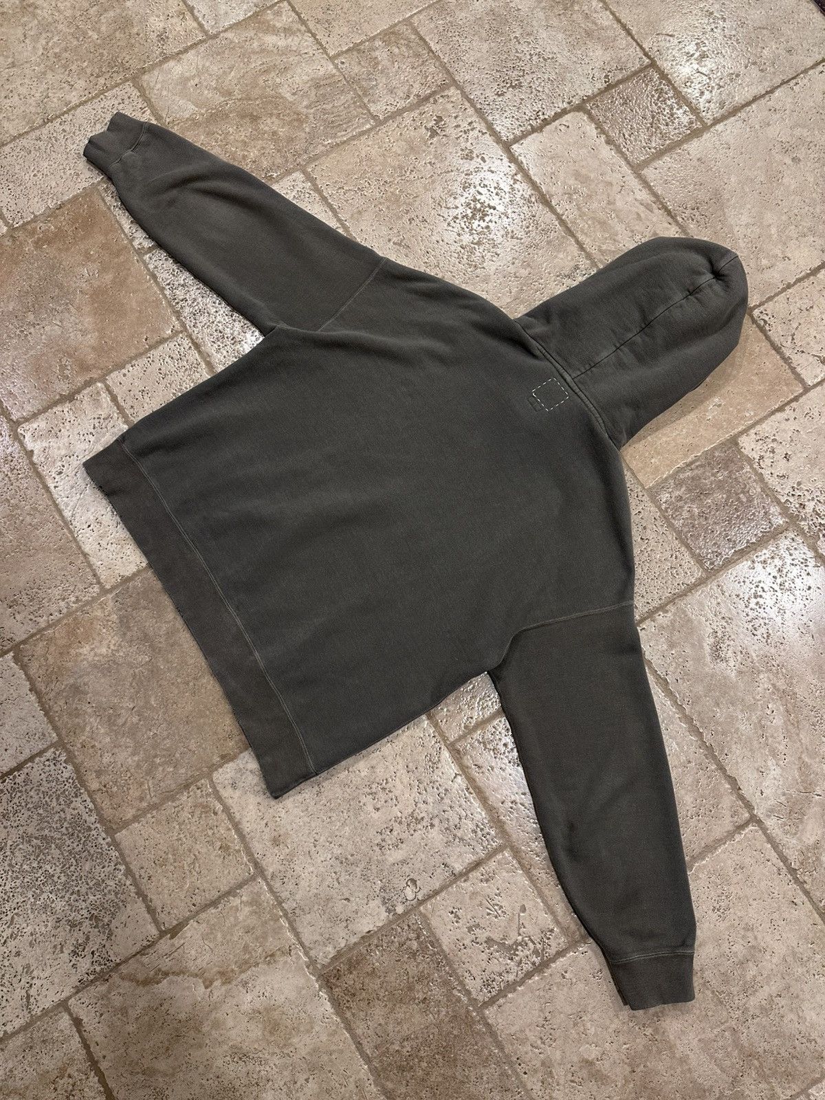 Japanese Brand Visvim Jumbo Olive Green Distressed Crash PO Faded Hoodie Size US XL / EU 56 / 4 - 10 Thumbnail