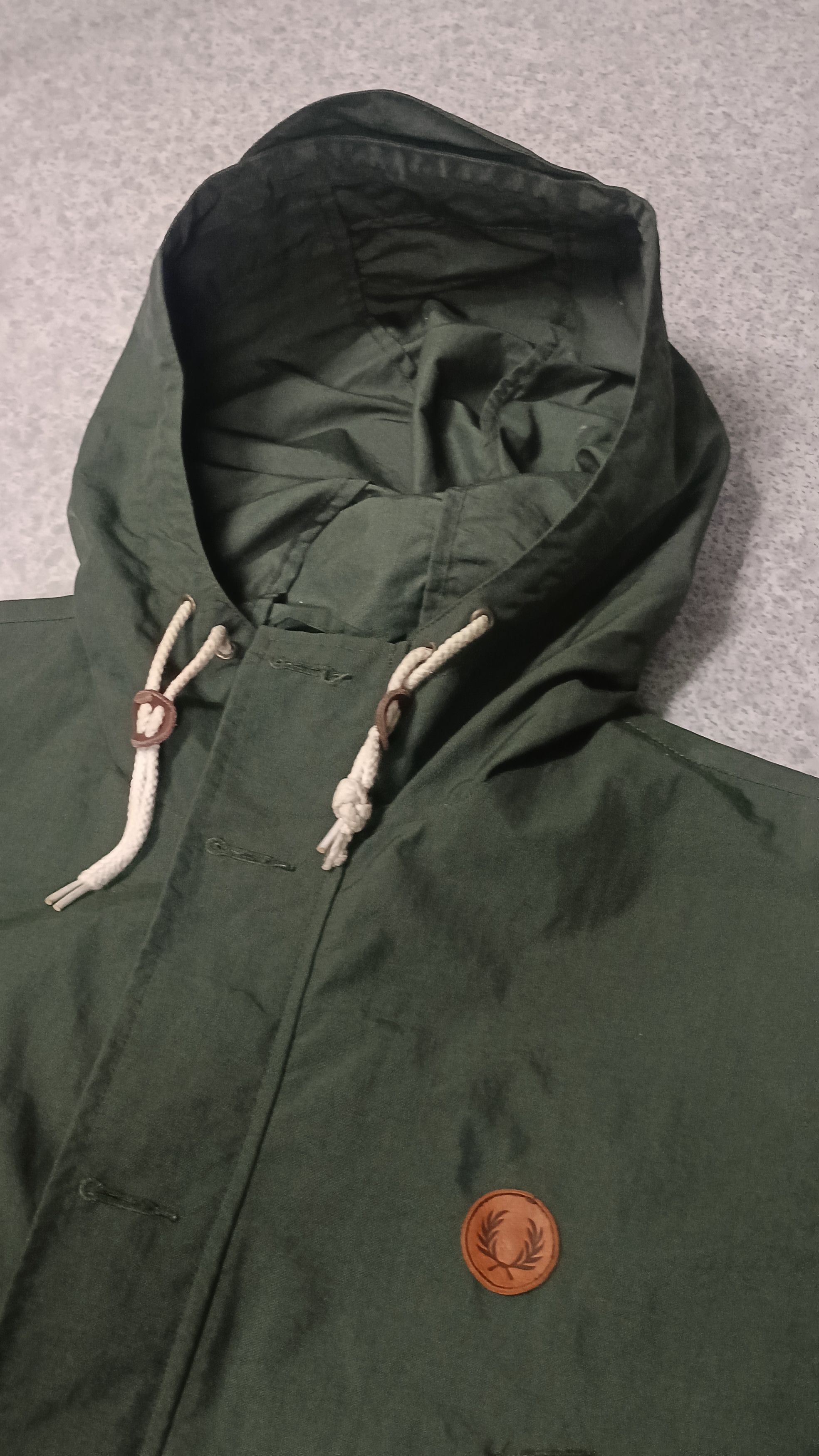 Fred Perry 💥 Fred Perry Green Army Parka Very Rare Size US L / EU 52-54 / 3 - 4 Thumbnail