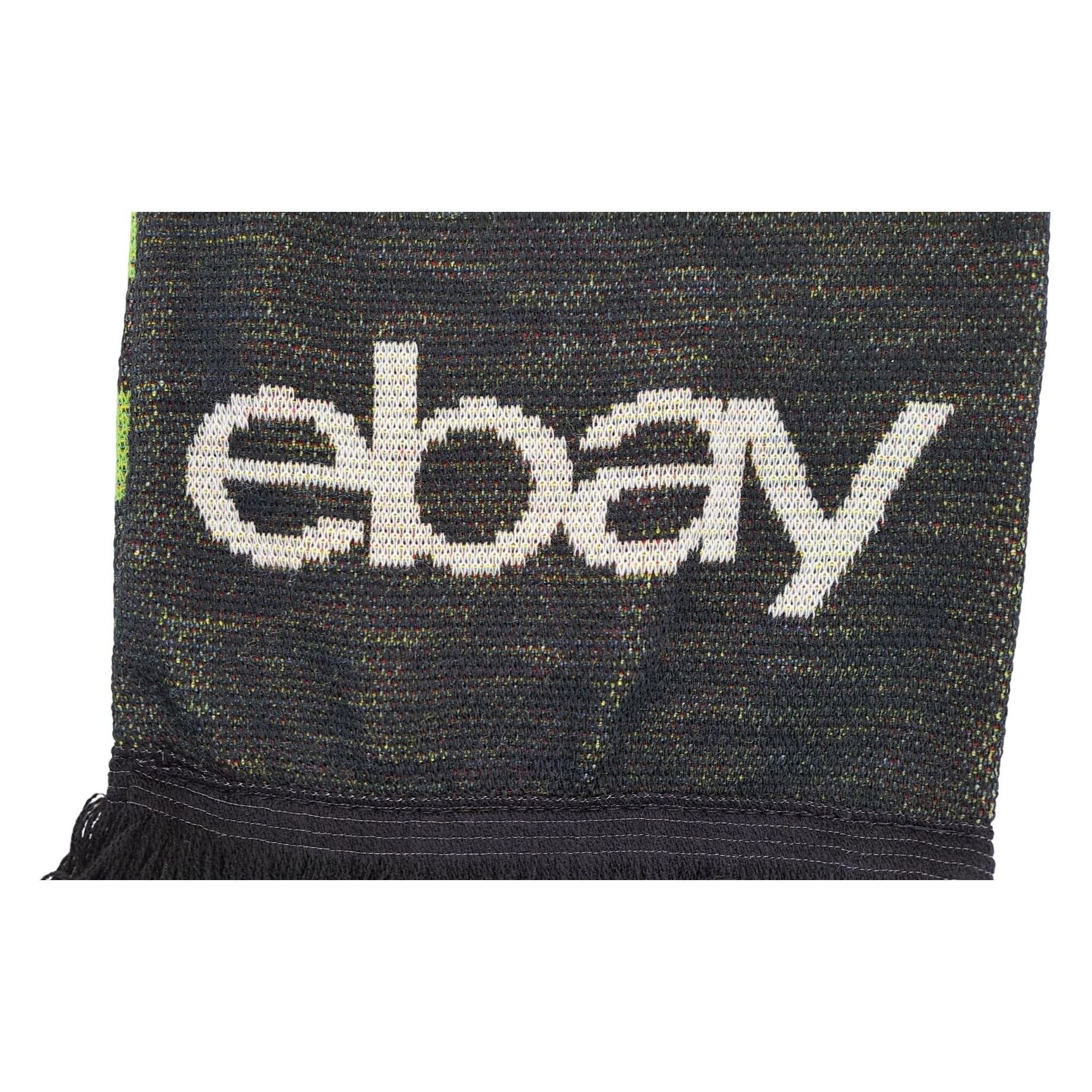 eBay eBay Open 2023 Neck Scarf Reversible Checkered Striped Black Size ONE SIZE - 4 Thumbnail
