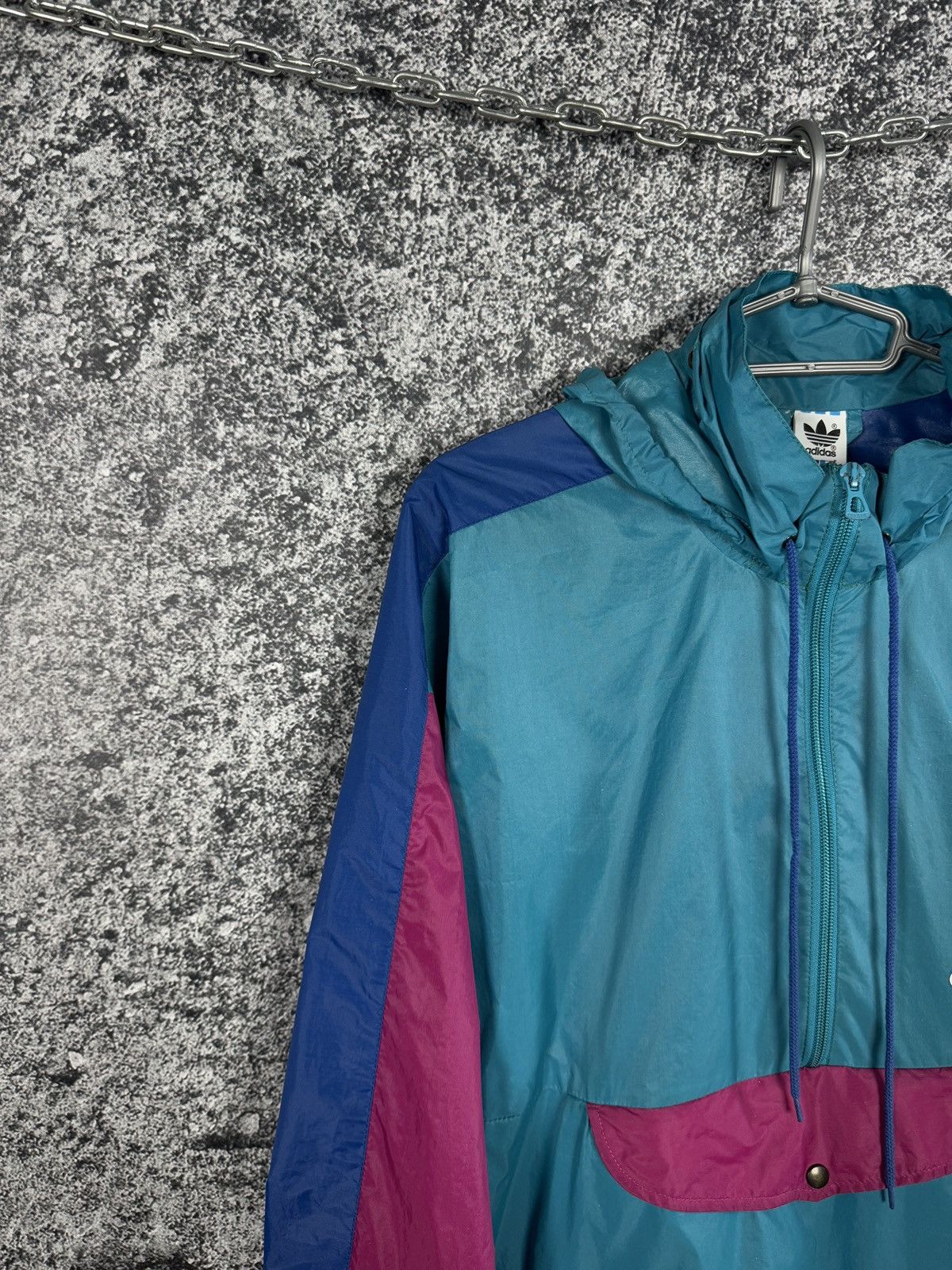 Adidas Adidas Vintage 90s Nylon Jacket Windbreaker Retro Size M Size US M / EU 48-50 / 2 - 3 Thumbnail